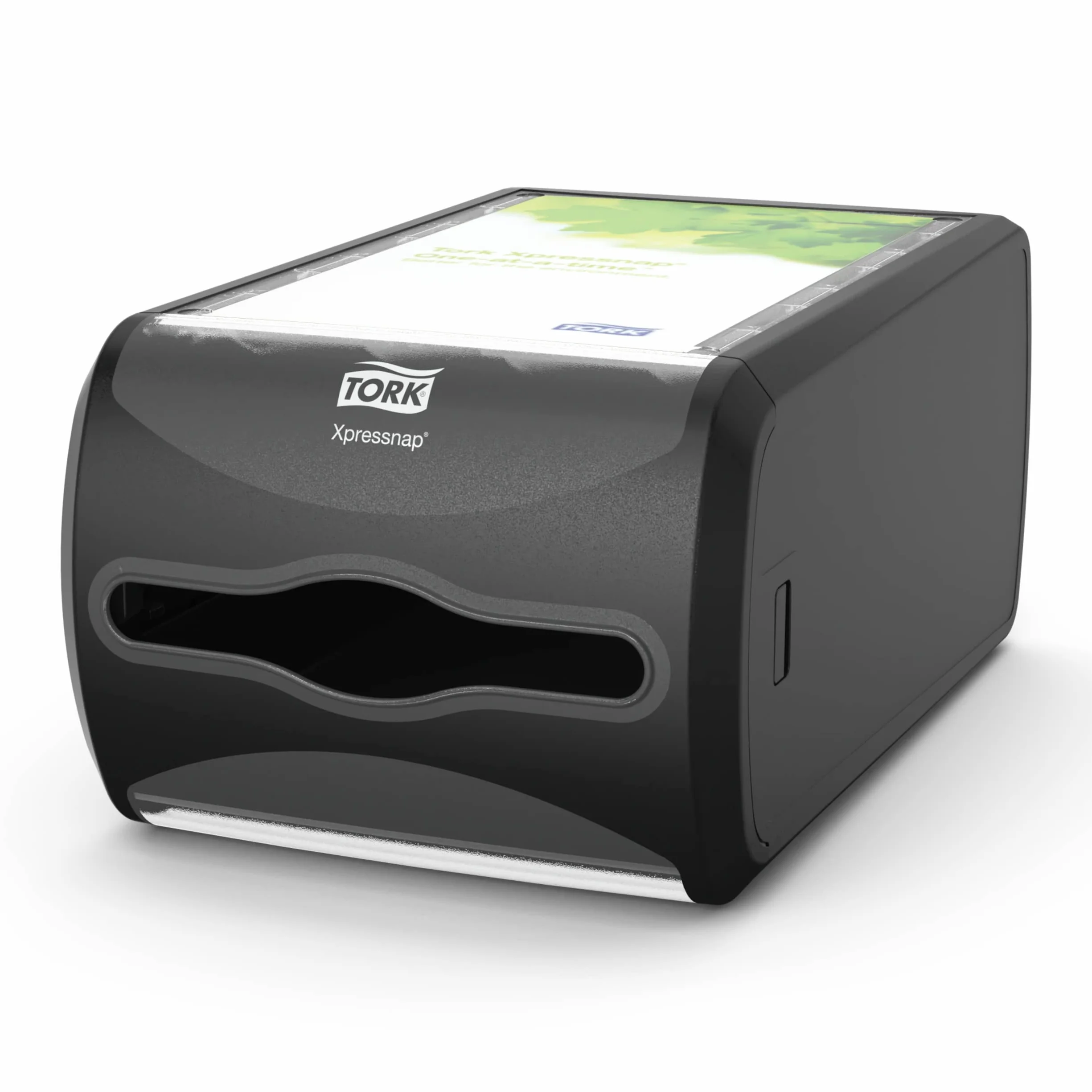 Tork 272511 Dispenser da banco Xpressnap per tovaglioli intercalati, sistema N4, 14,5 cm x 19,1 cm x 30,7 cm, nero