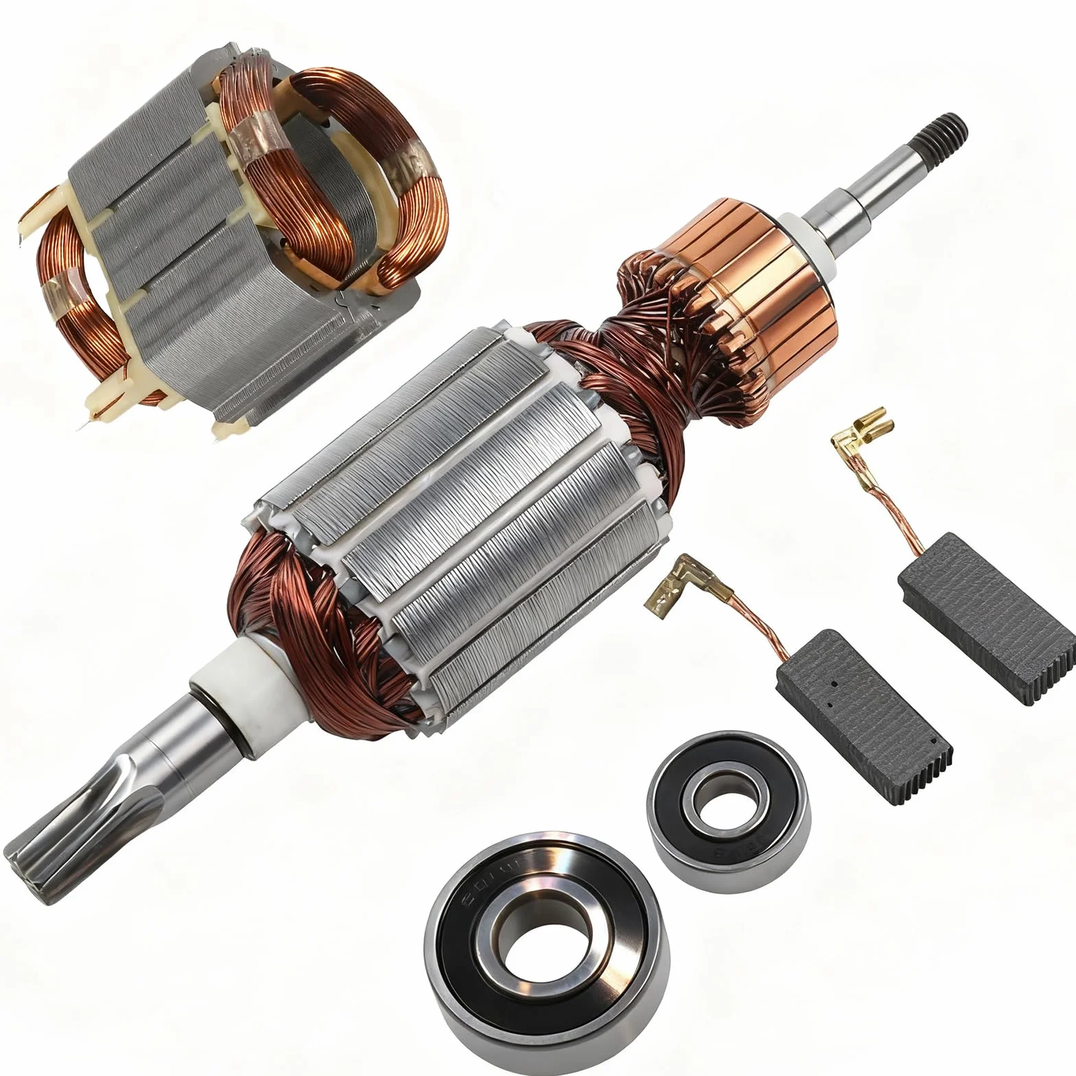 Statore E per Rotore Set,Ricambio per Rotore per Martello Elettrico,Compatibile con Makita,Per HR4001C HR4010C HR4011C HR4001CX,Accessori del Rotore 'Armatura