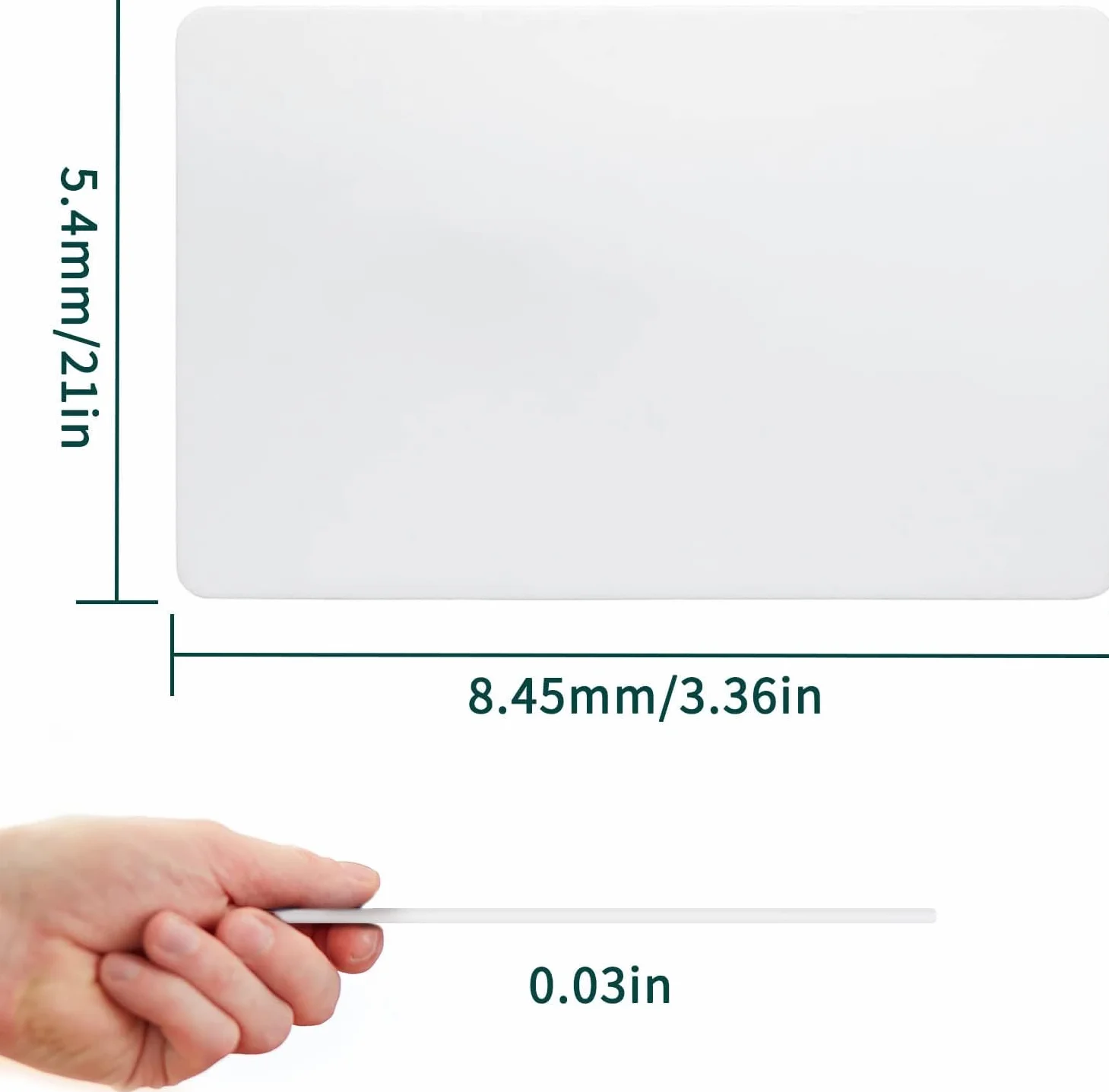 Boye Smart Card Mi-fare FUDAN1KMIF 200 Tessere PVC con tecnologia a frequenza MF Classic 1K 13.56 MHz, Set di 200 Pezzi