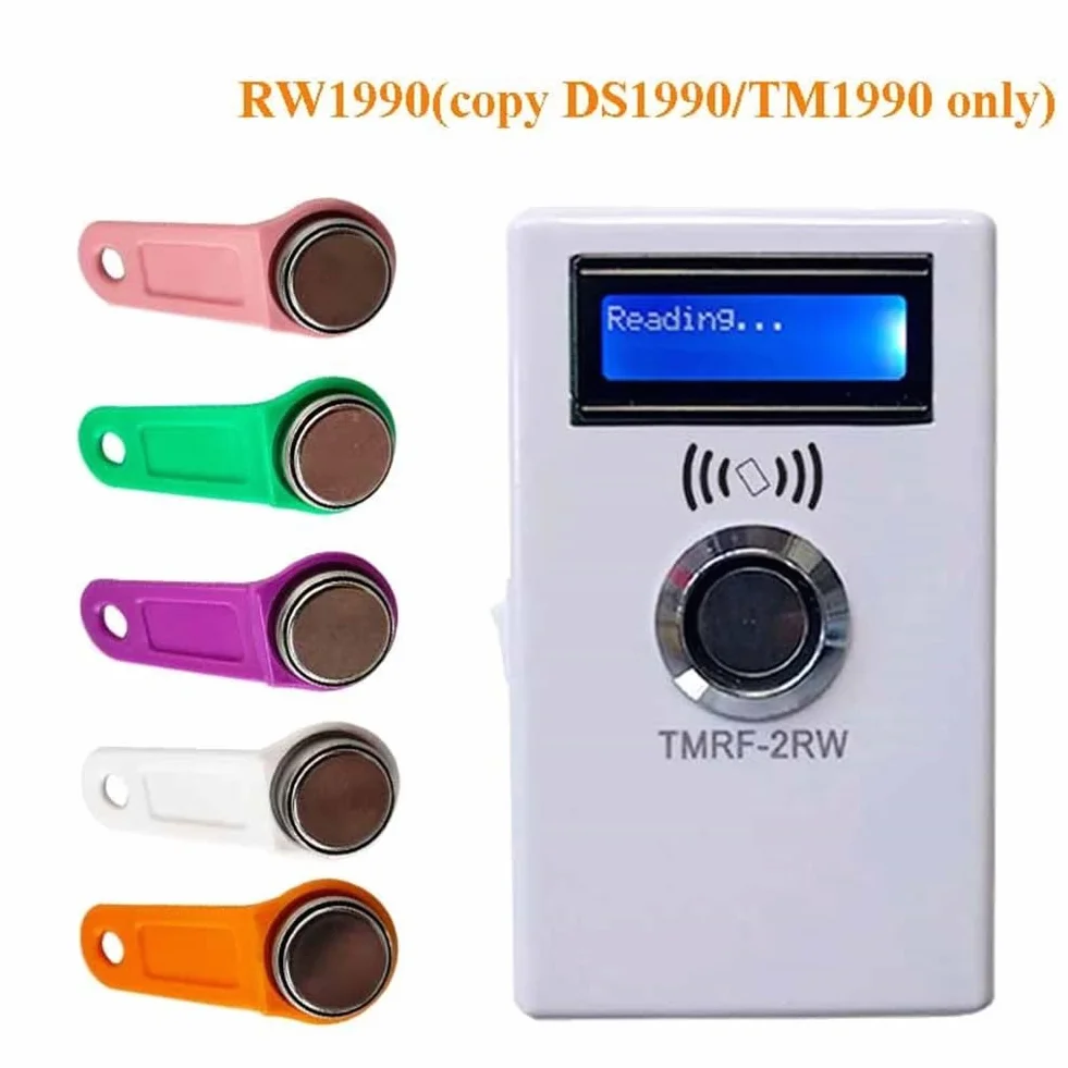 TMRF-2RW IButton Programmatore DS1990A Duplicatore Copia 125 KHz Lettore RFID Registratore RW1990 Scheda Chiave