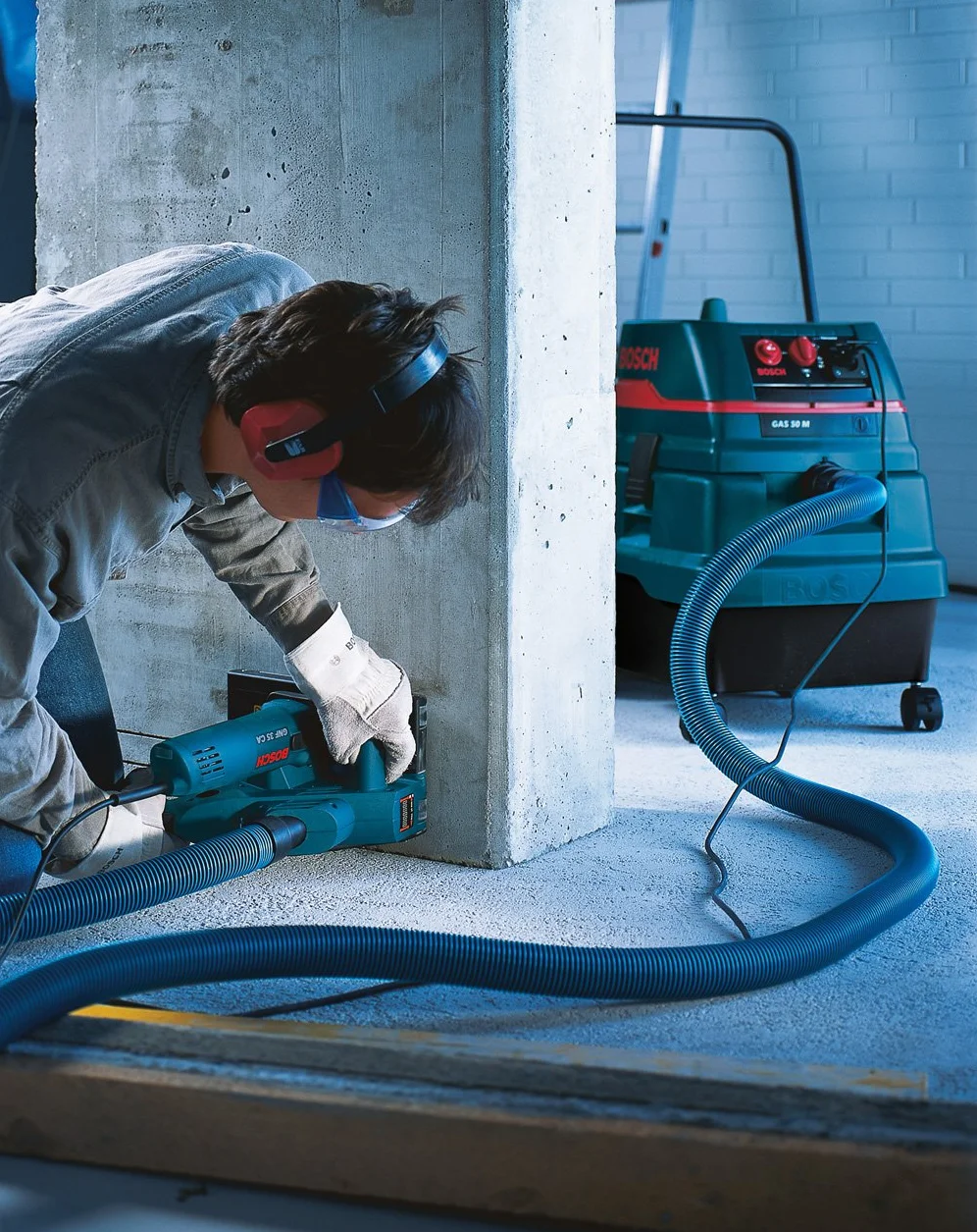 Bosch Professional Fresatrice per Scanalature Gnf 35 Ca (Motore da 1.400 Watt, Ø Disco: 150 Mm, 7 Rondelle Distanziatrici, in Valigetta)