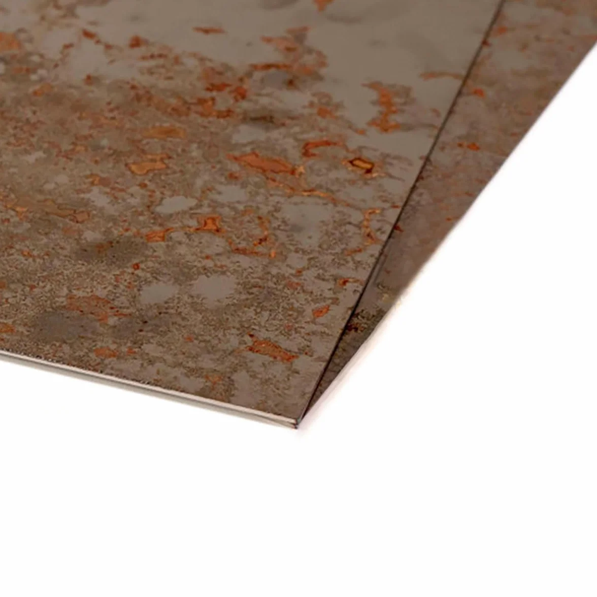 Lamiera in Corten per interno ed esterno alta qualità - Made in Italy - Spessore 3 mm - Misura 100x100 cm