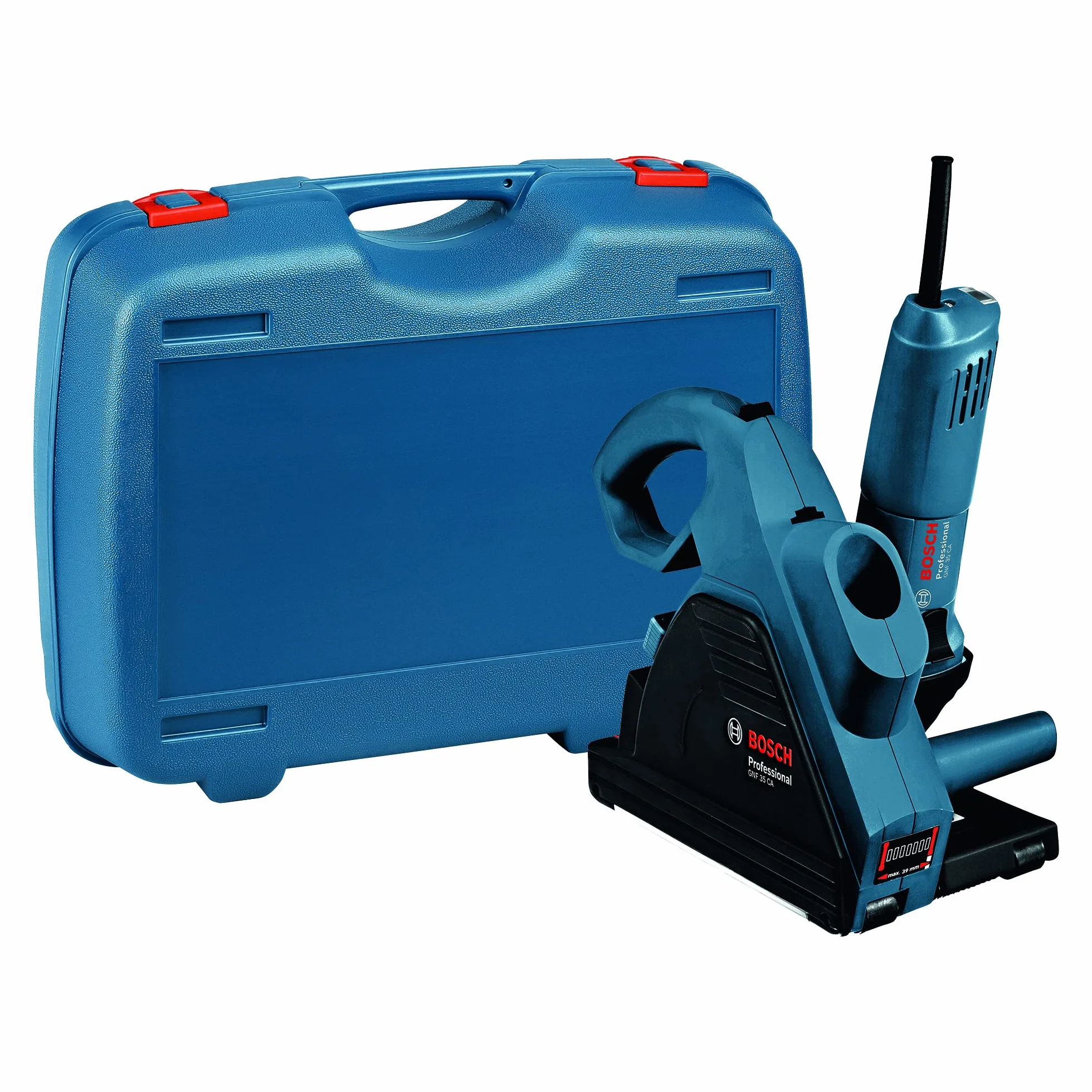 Bosch Professional Fresatrice per Scanalature Gnf 35 Ca (Motore da 1.400 Watt, Ø Disco: 150 Mm, 7 Rondelle Distanziatrici, in Valigetta)
