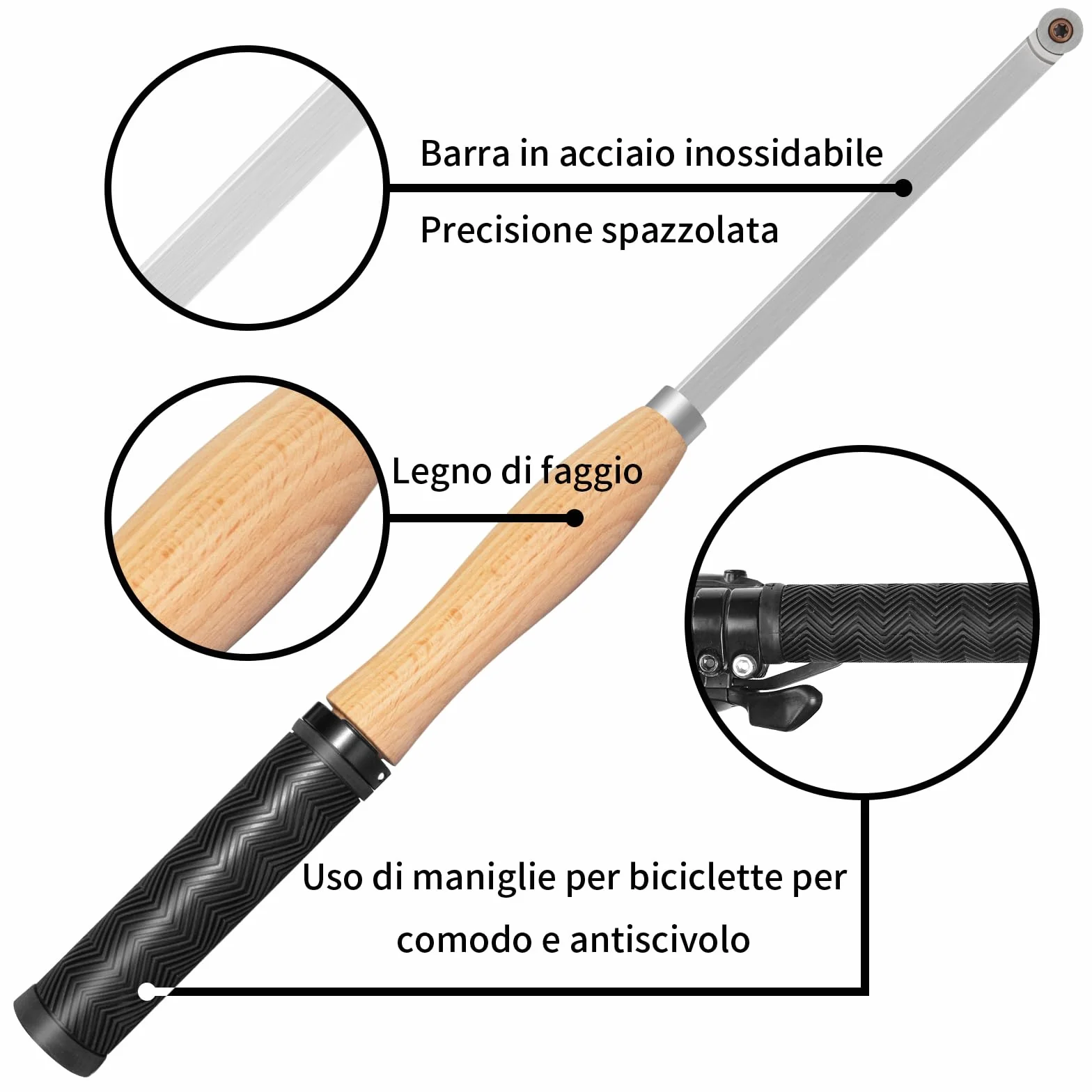 Set di strumenti per tornitura per tornio in legno con punta in carburo con levigatrice a ciotola, tornio Rougher e Finisher a collo di cigno strumenti per scavare con 4 inserti in carburo