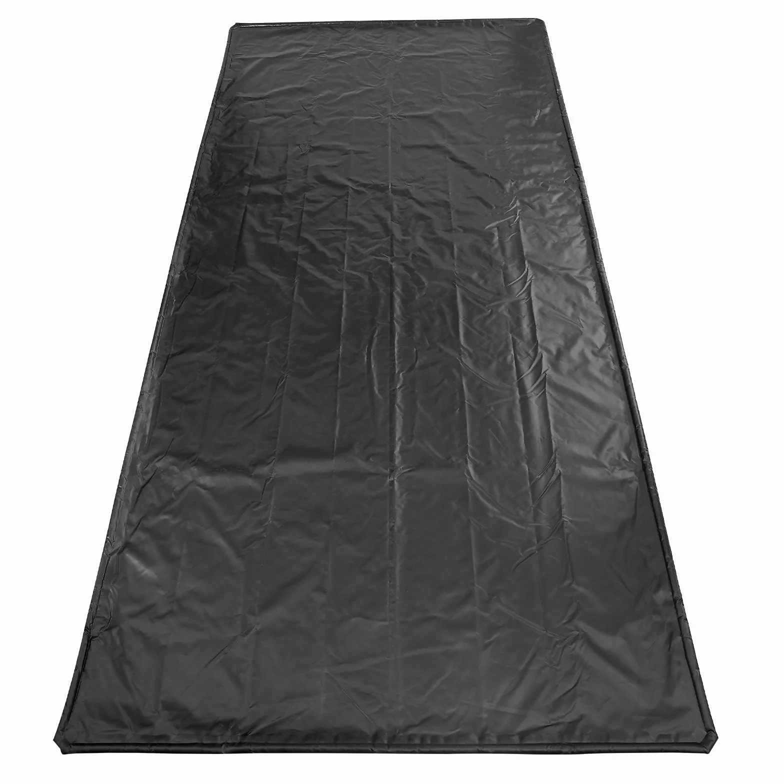 VEVOR Tappetino Antiscivolo per Garage, 2,4 x 4,9 x 0,03 m, con Tergivetro, Resistente e Impermeabile, Protezione per Pavimenti da Neve, Pioggia, Fango, Tappetino per Garage Officina, Nero