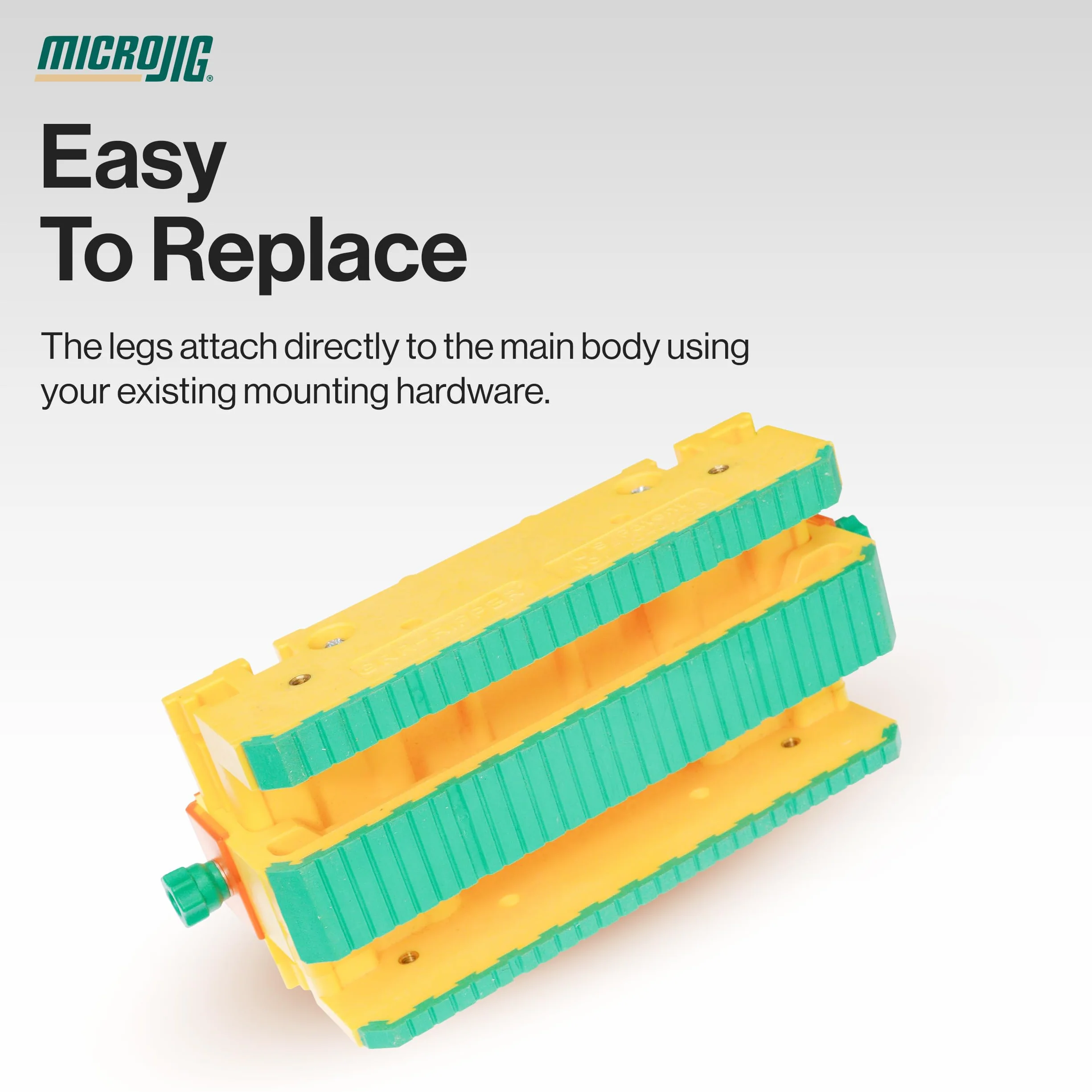 Micro Jig GRR-Ripper Yellow 3-Piece Replacement Leg Set