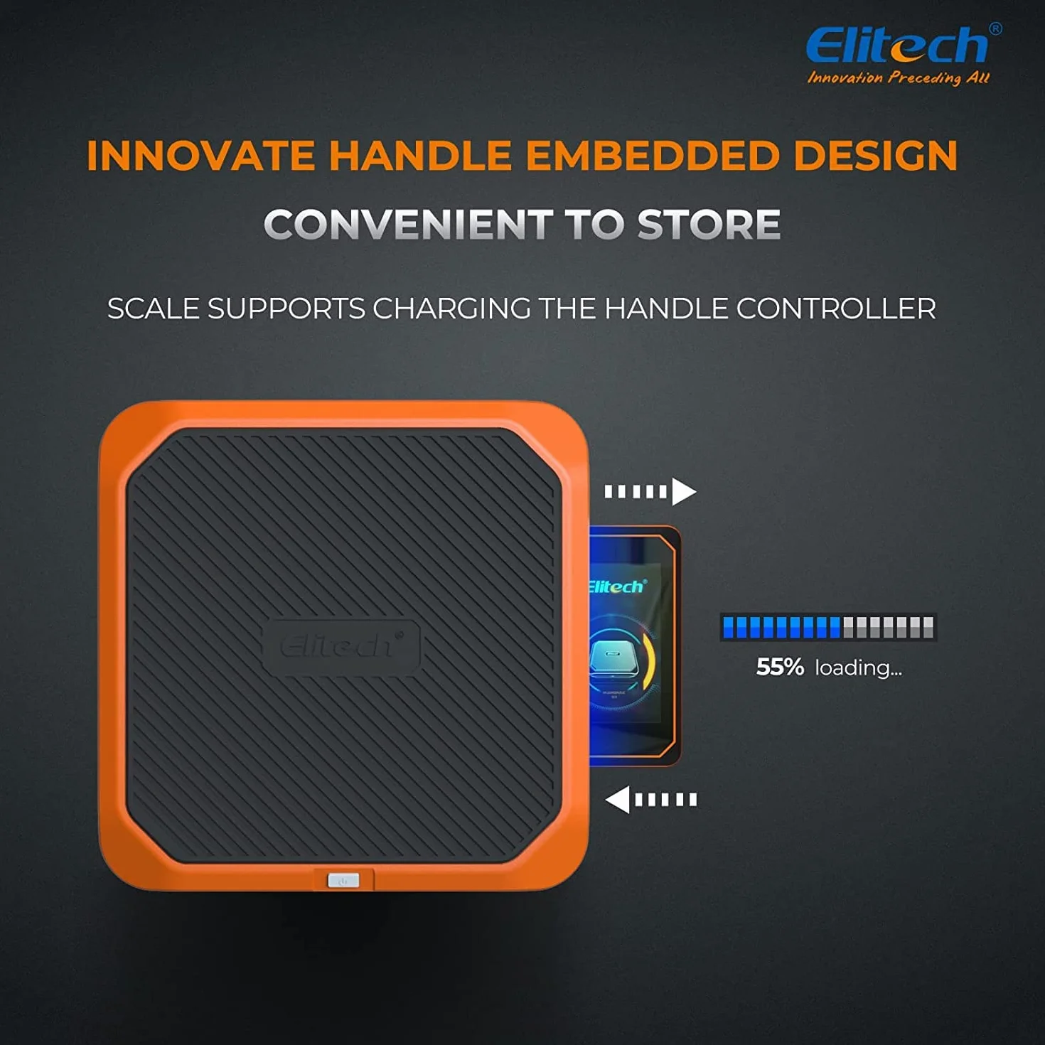 Elitech Bilancia per Refrigerante Intelligente, 100KG / 220LB, Touch Screen, HVAC, Bilancia per Refrigerante con Recupero di Refrigerazione Automatico dell'aria Condizionata, Wireless SRL-100