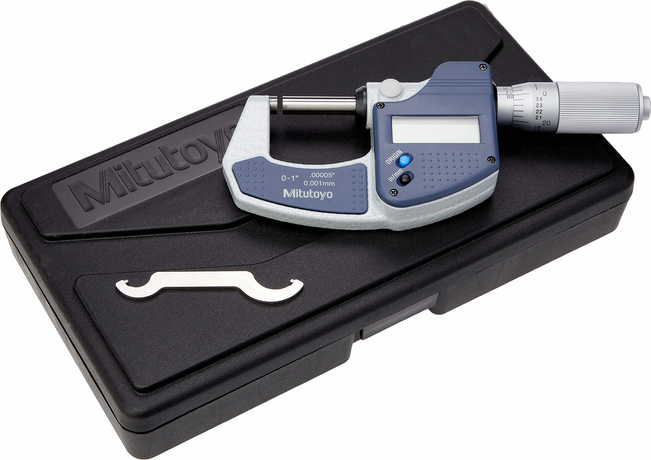 Mitutoyo 293-832-30 Digimatic Micrometro 0-25 mm 0-1 cala