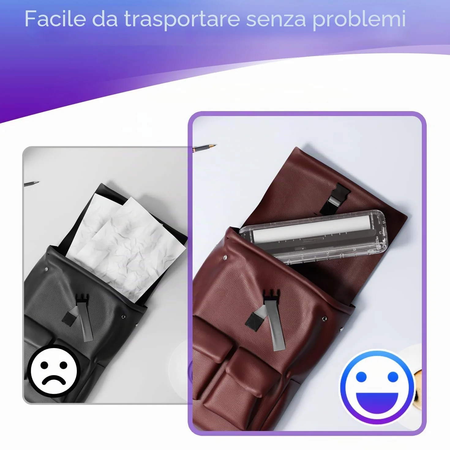 ASprink Stampante Portatile A4 M832 Termica Grigio