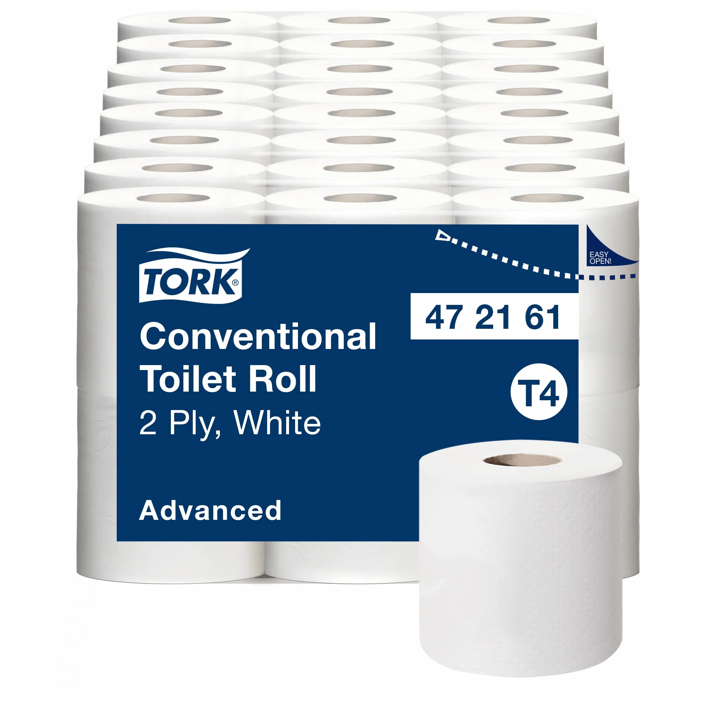 Tork Rotolo Carta Igienica Bianco T4 Advanced 2 veli 48×200 fogli