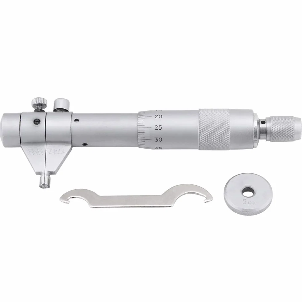 Micrometri Interni 5-30mm/0,01mm Precisione Acciaio Inossidabile per Tubo Interno