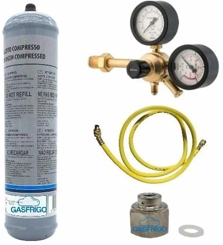 Kit azoto EASY 1L z reduktorem ciśnienia 0-60 bar i wężem 1/4"