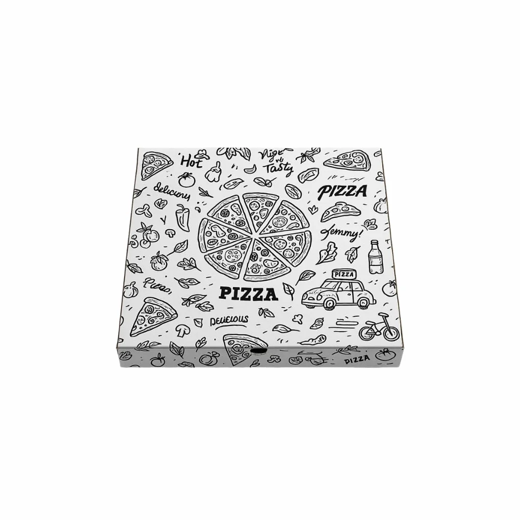 TOMMI Scatole in Cartone per Pizza 50x50x5 cm Confezione da 50 Pezzi