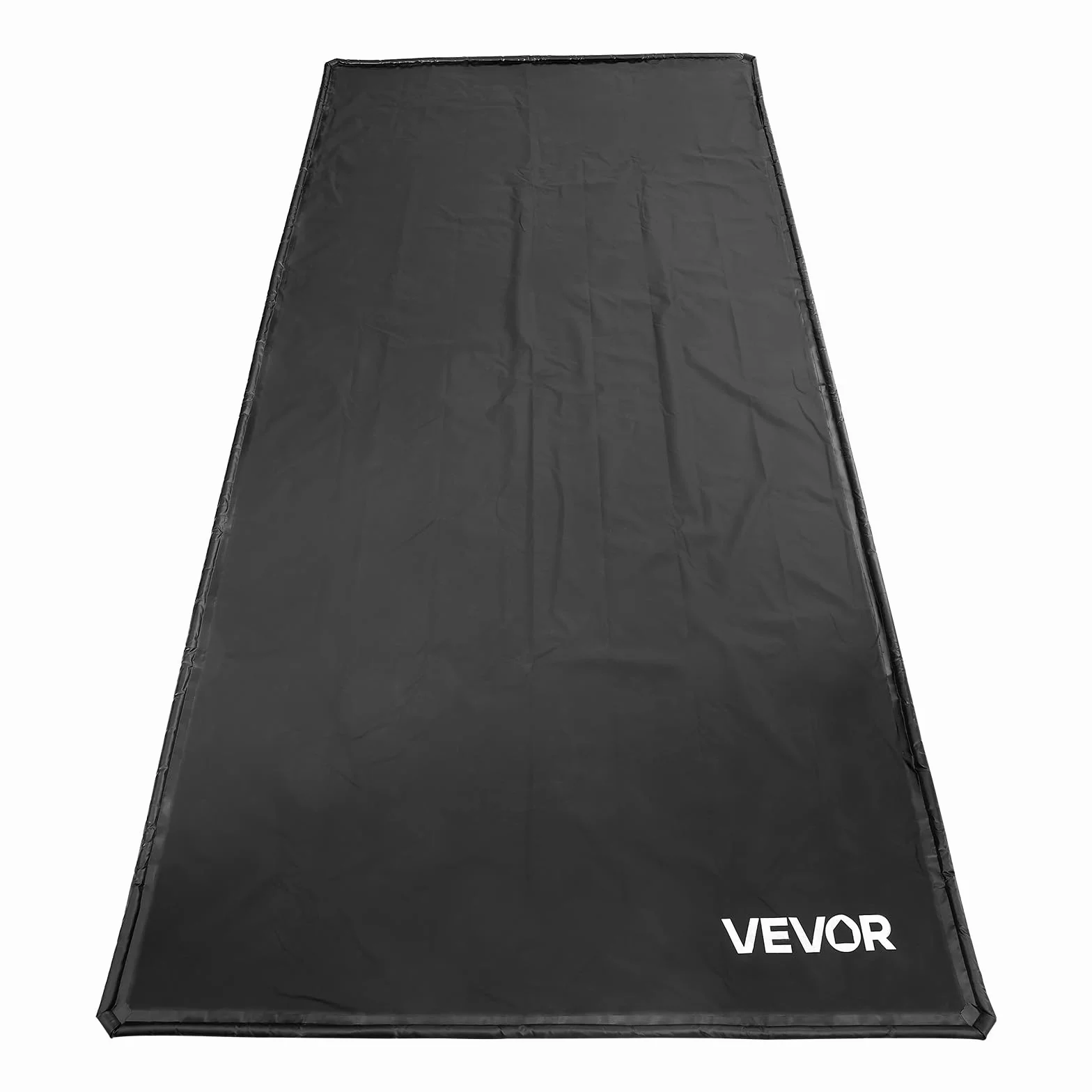 VEVOR Tappetino Antiscivolo per Garage, 2,4 x 4,9 x 0,03 m, con Tergivetro, Resistente e Impermeabile, Protezione per Pavimenti da Neve, Pioggia, Fango, Tappetino per Garage Officina, Nero