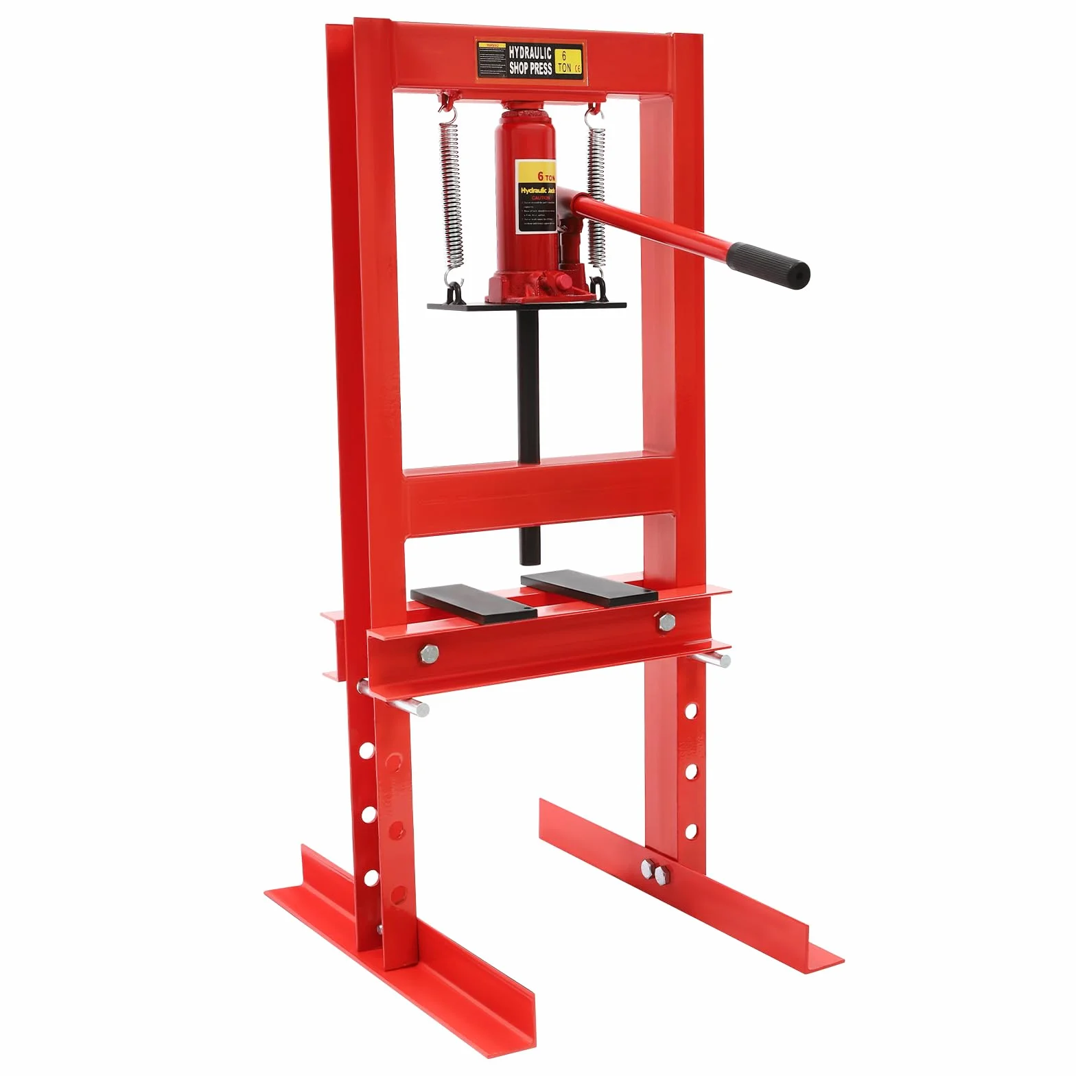 Pressa idraulica da officina 6T 125 mm in acciaio per cuscinetti giunti sferici