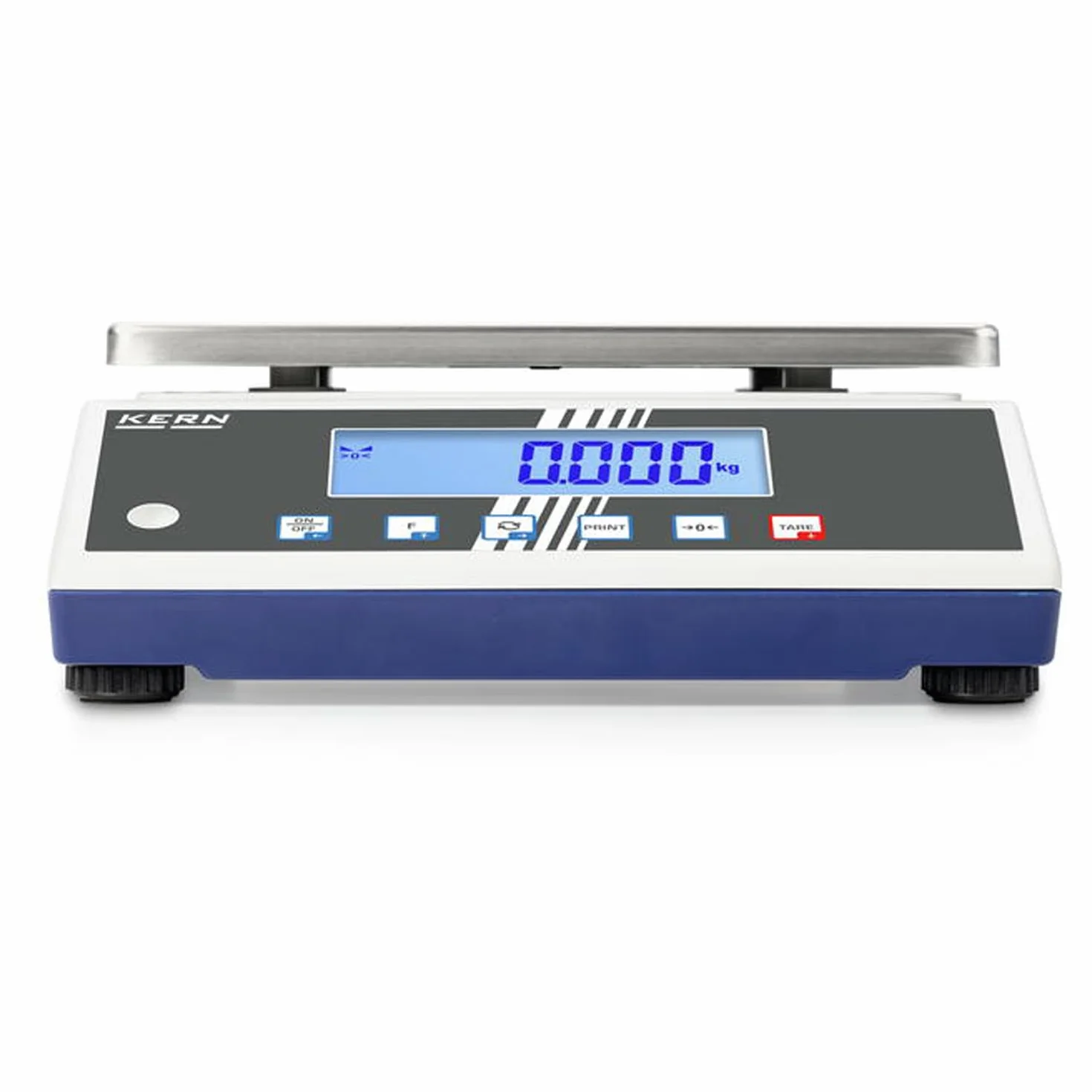 Bench scale with second display on the backside [Kern FCB 12K1] , Weighing Range [Max]: 12 kg, Readout [d]: 1 g