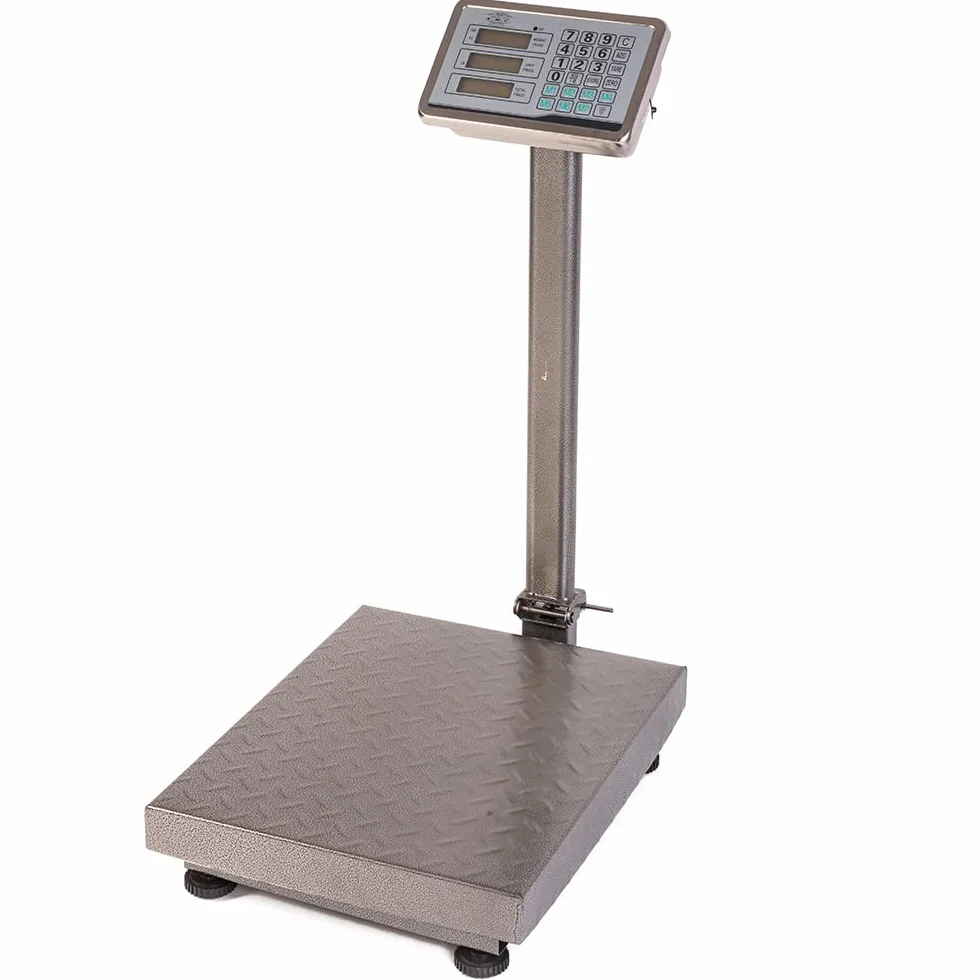 AMC Bilancia Digitale Elettronica 300 Kg Con Display Ricaricabile Industriale
