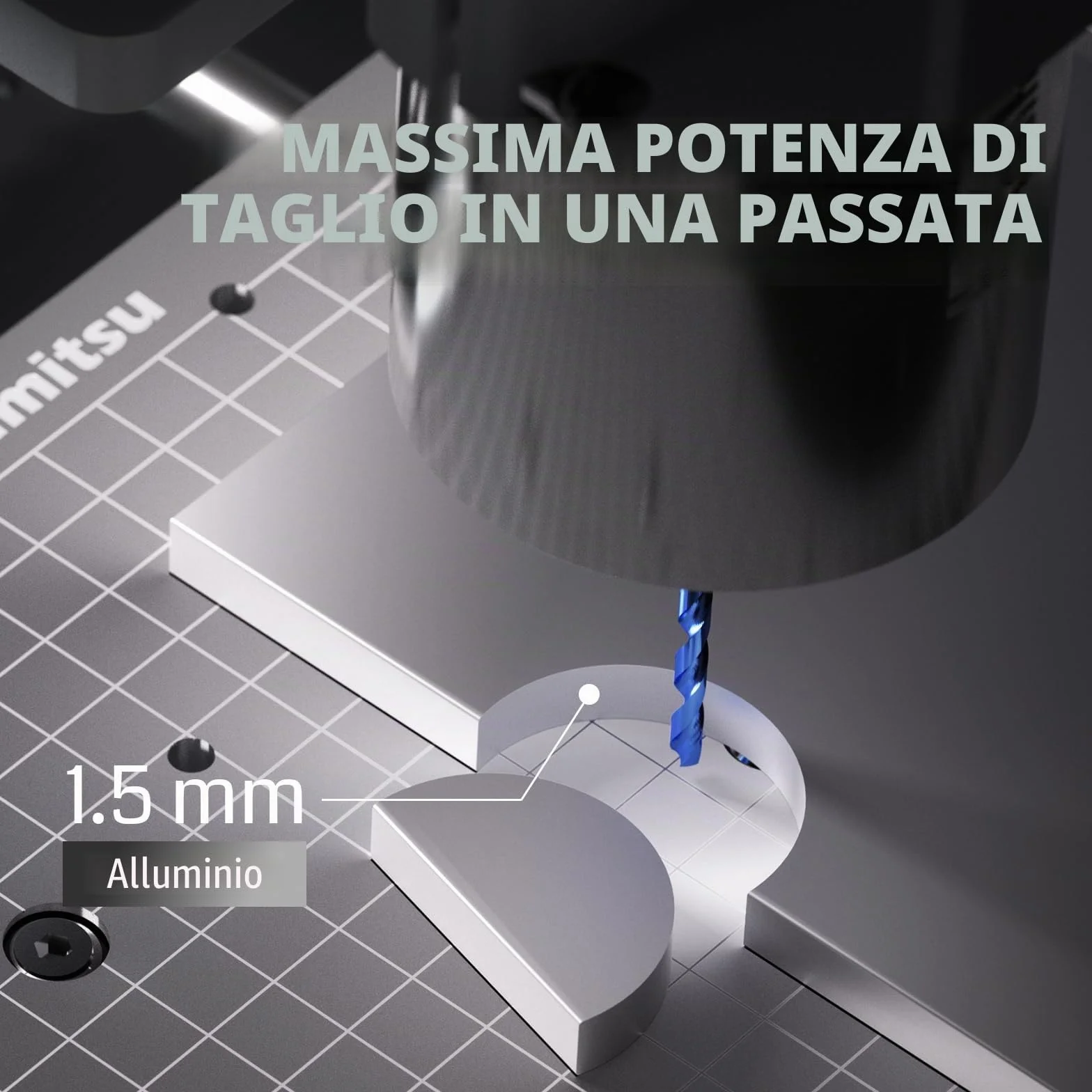 SainSmart Genmitsu 3020 PRO Ultra Router Kit, Incisore interamente in metallo, mandrino aggiornato da 710 W per metallo, legno, ventola per scheda madre integrata, area di lavoro 30,8 x 20,1 x 7,1 cm