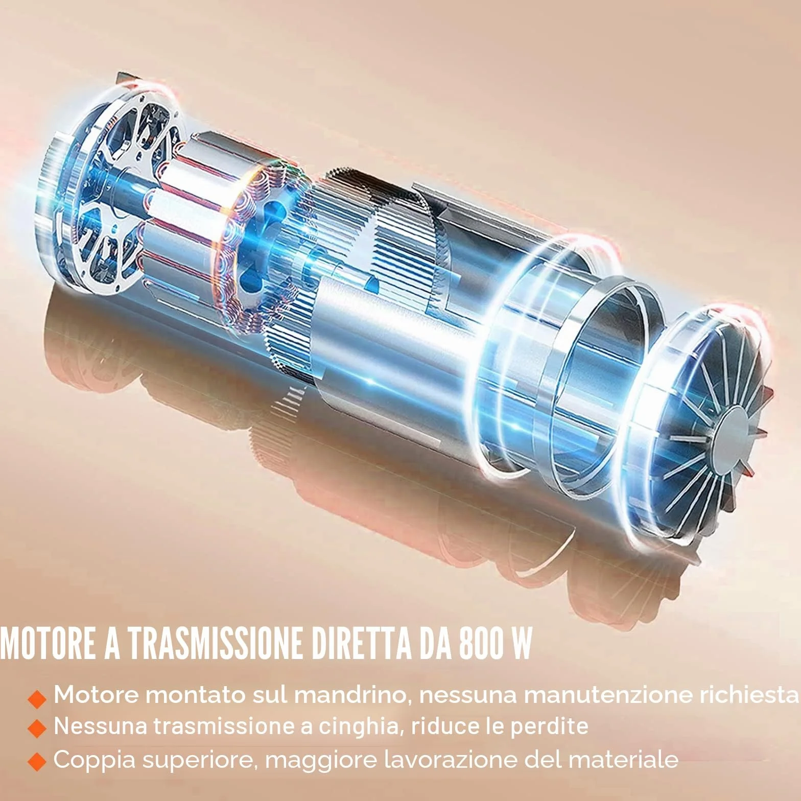 VEVOR Mini Tornio da Banco per Metallo Motore 800W in Ghisa HT200 Velocità tra 150-2500 giri/min Variazione Costante, Mini Tornio per Metalli 80 x 34 x 36 cm Cono Mandrino MT5 Diametro Mandrino 100mm