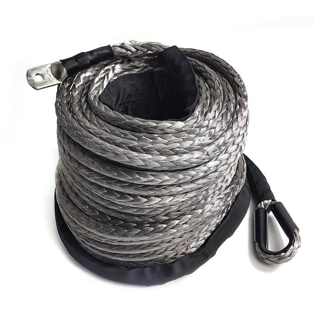 Corda Per Argano Sintetico 10 Mm X 30 M Corda Sintetica 10.5 T Cavo Di Estensione Del Verricello Uso Sicuro Resistente Al Calore Fune Per Verricello