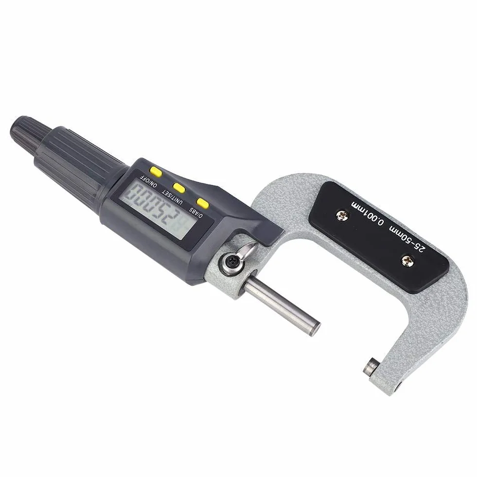 Micrometro Digitale 25-50mm Alta Precisione Millesimale Professionale