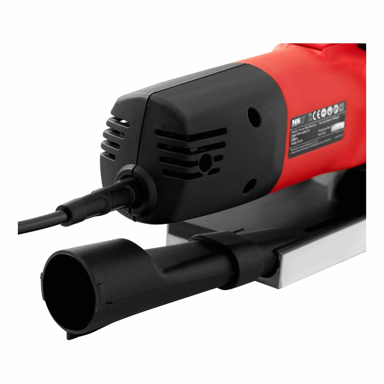 MSW MSW-EPR-710 - Fresatrice per pittura (profondità di fresatura 0-0,3 mm, 710 W, include fragola, cavo, chiave, manuale di istruzioni)