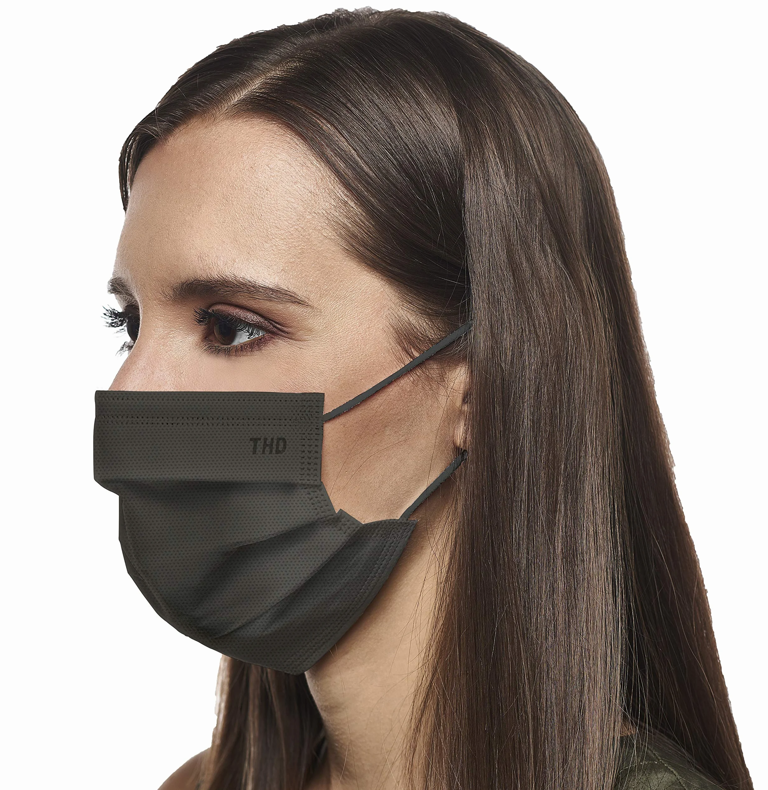 Mascherina Inodore 4 Strati Filtranti Nero 20 Pezzi