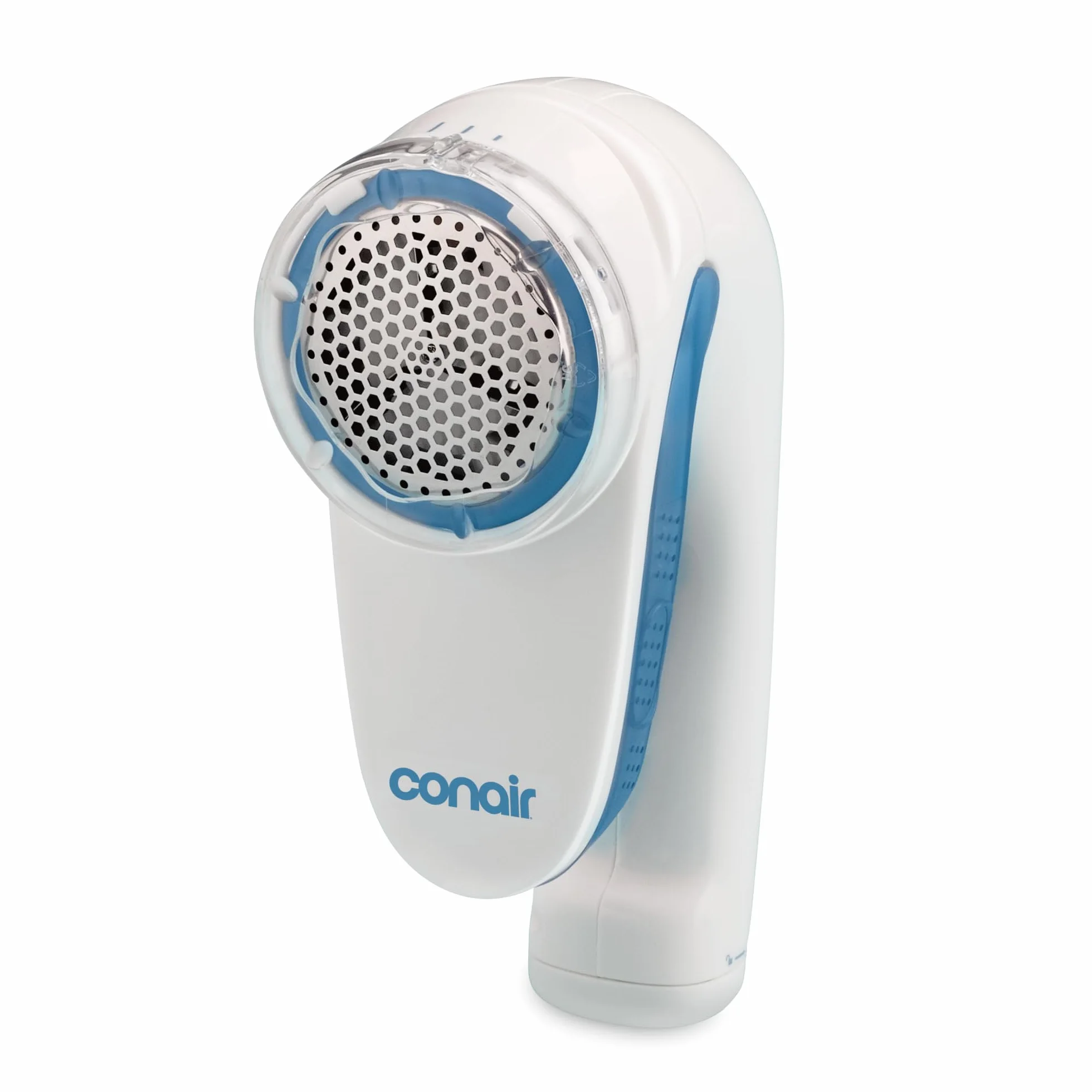 Conair CLS1XE Rimuovi Pelucchi a Batteria per Abiti e Tessuti, Testa Grande, Bianco/Blu