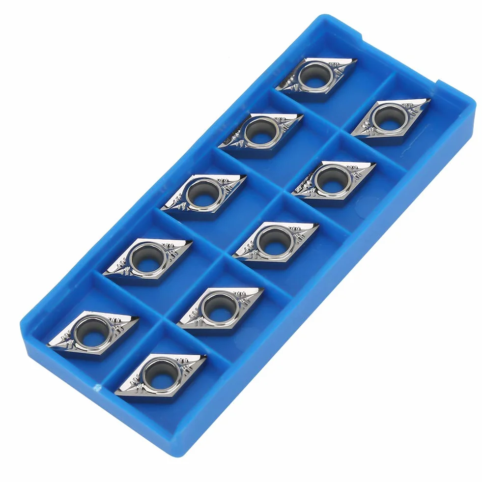 Inserti in metallo duro DCGT11T304-AK H01 DCGT32.51-AK H01 Frese a lama Tornio Utensili tornitura 10PCS