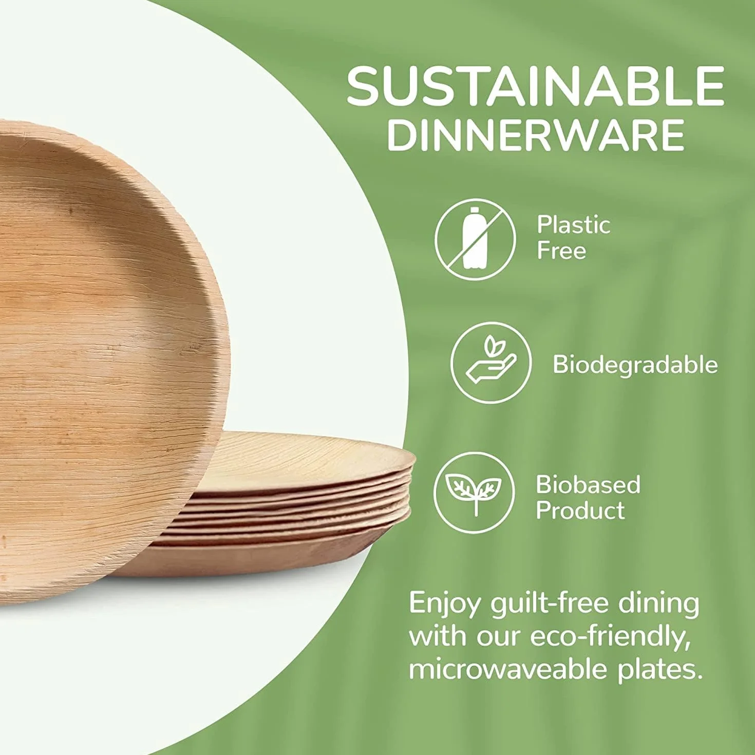 ECO Leaf 10 piatti da portata usa e getta in foglia di palma grandi ovali 56x30 cm vassoi per antipasti matrimoni robusti per cibi caldi