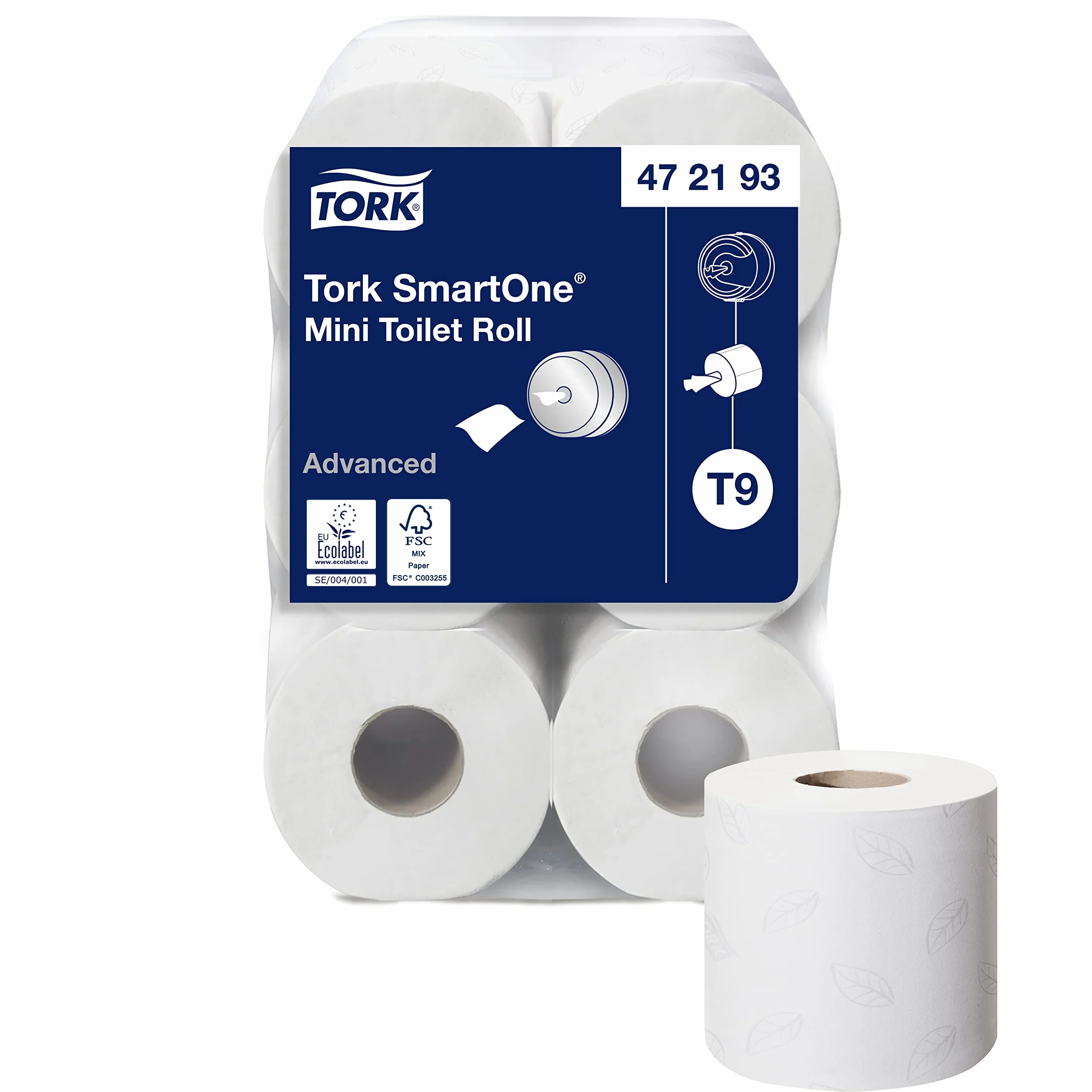 Tork SmartOne Mini Toilet Roll Bianco T9