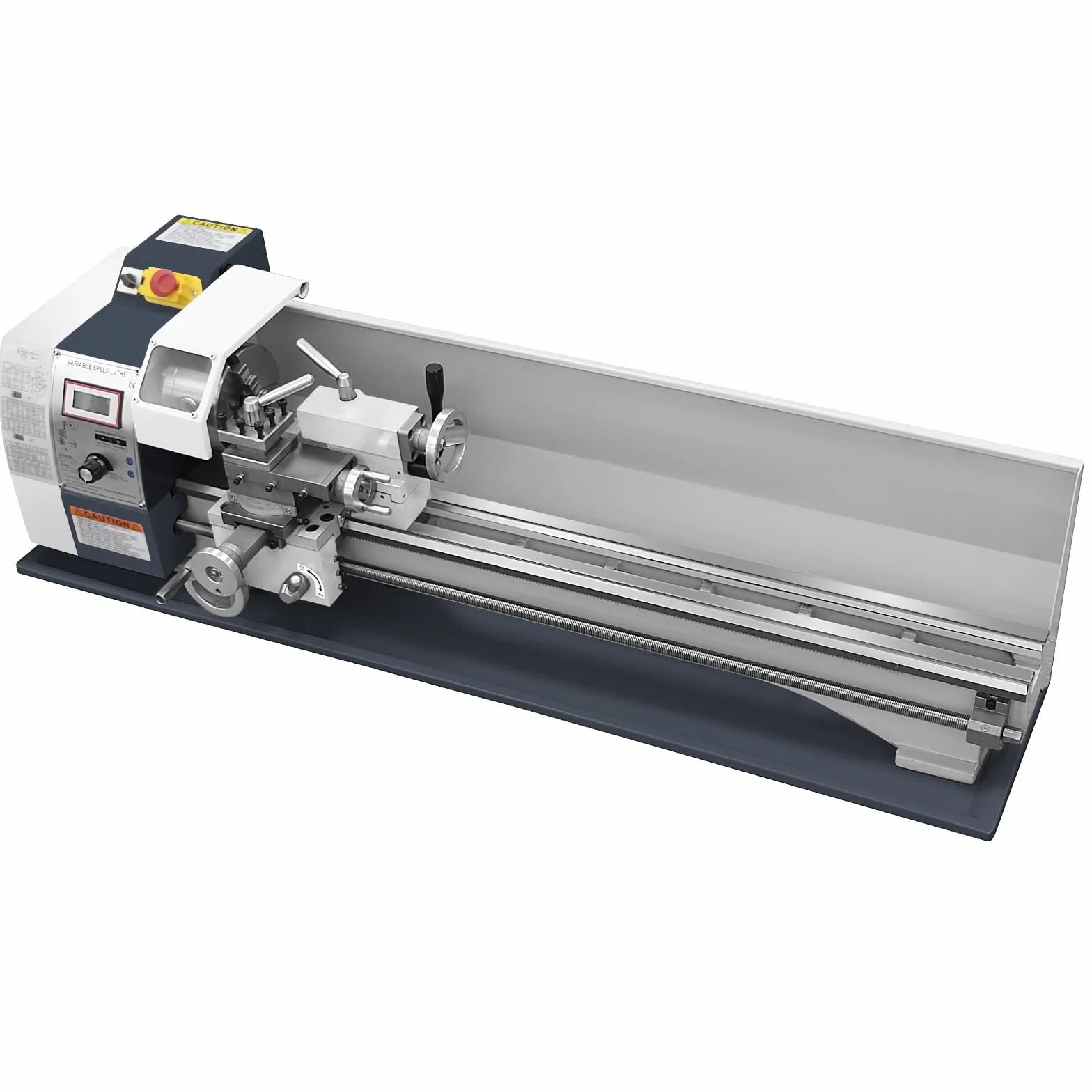 Tornio per Metallo 220MMx750MM 1200W Tornio Metallo,Metallo Ingranaggio,Motore Senza Spazzole,Velocità Variabile 0-3000 RPM,Tornio per Metalli per Filettatura/Tornitura/Foratura
