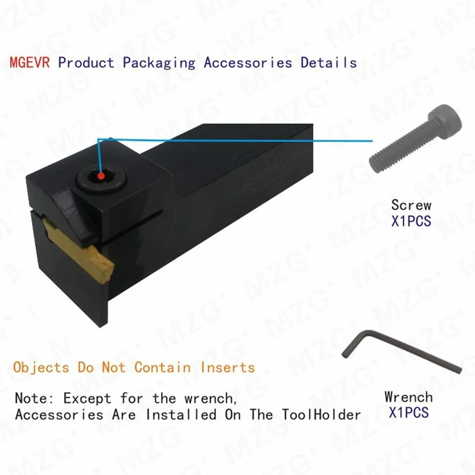 Tornio CNC Maifix MGEHR3232-3 32mm 3mm Larghezza Scanalatura Utensile da taglio in metallo duro Acciaio