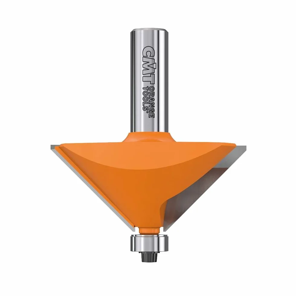 CMT 936.950.11 Fresa per Smussare 45° con Cuscinetto, Grigio/Arancio