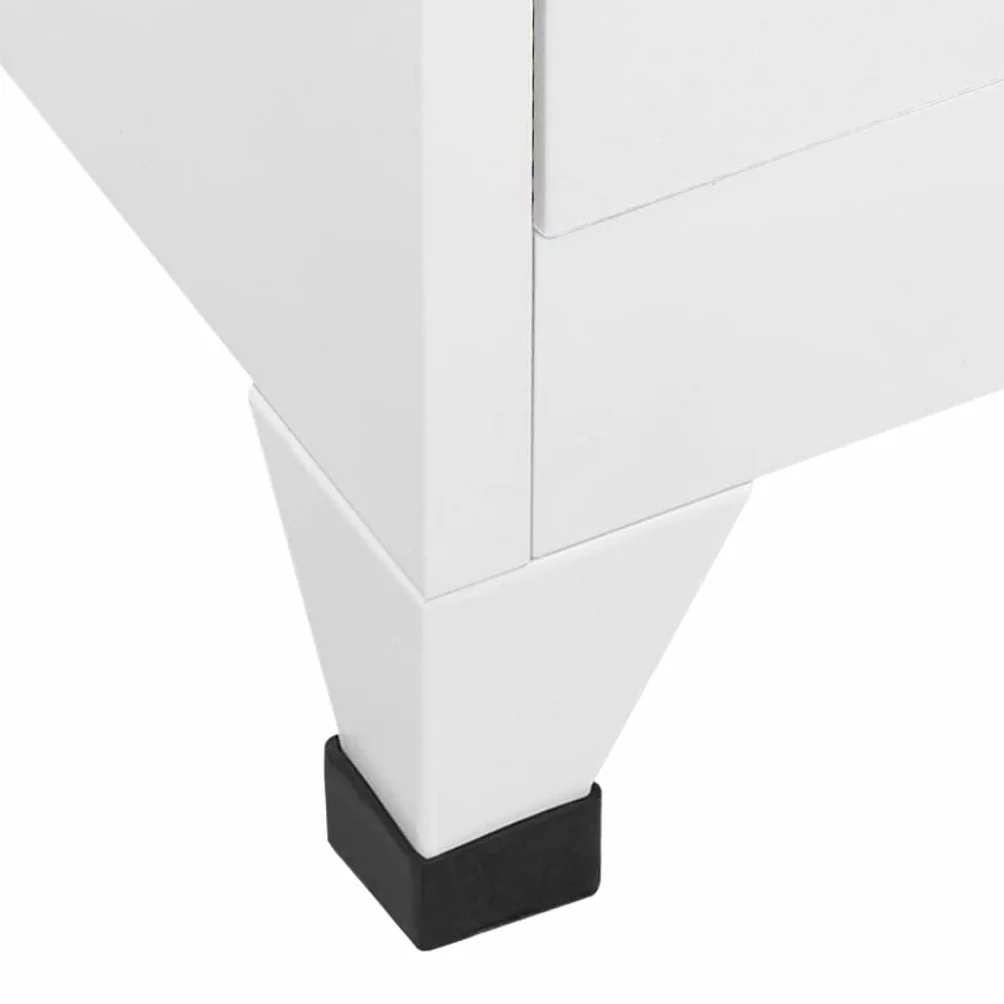 vidaXL Armadietto a 12 Scomparti 90x45x180 cm Mobiletto Armadio da Spogliatoio