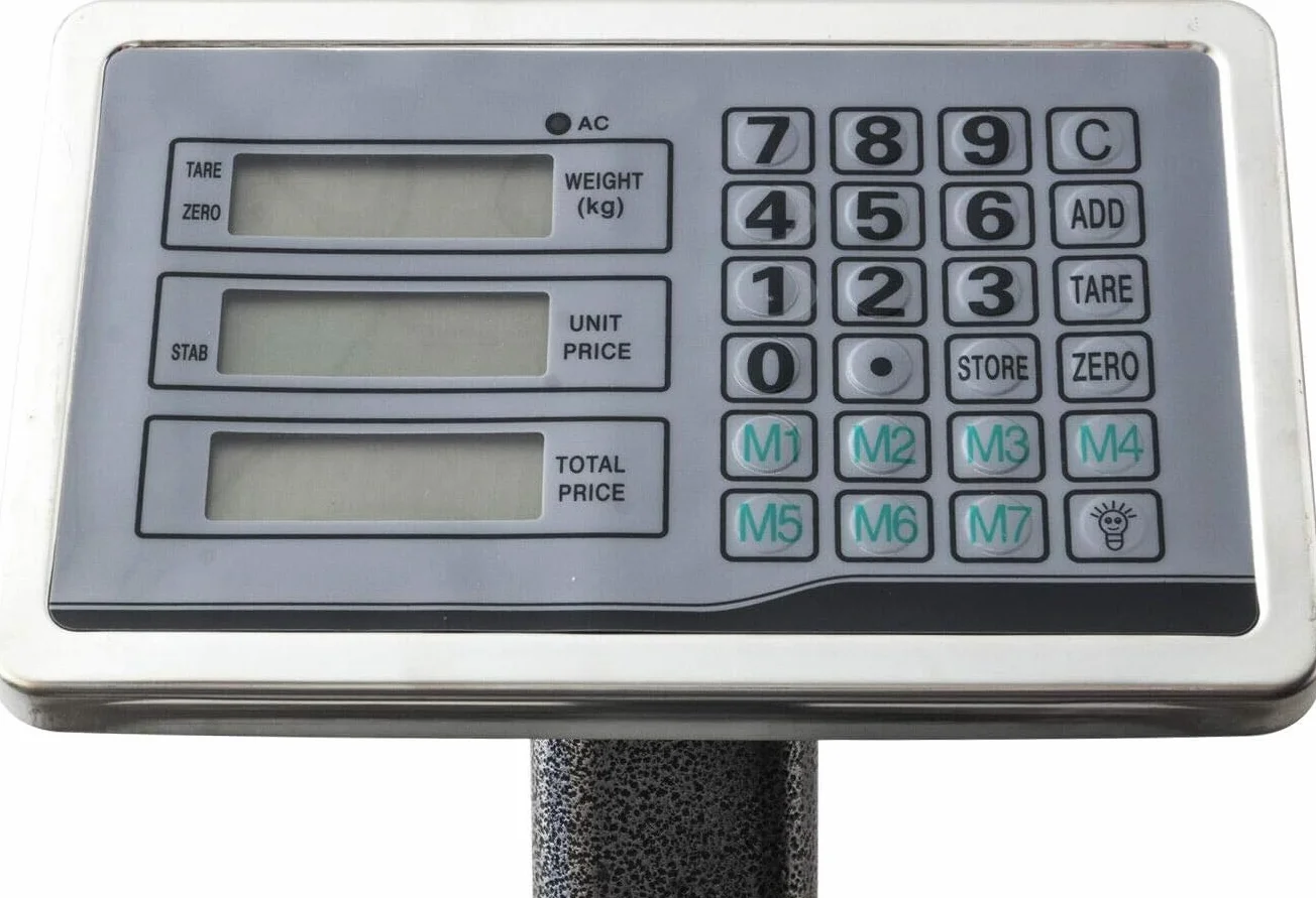 Bilancia Elettronica Per Bilico Professionale 300 Kg In Acciaio Display Digitale Bascula Pesa Pacchi - Cw814