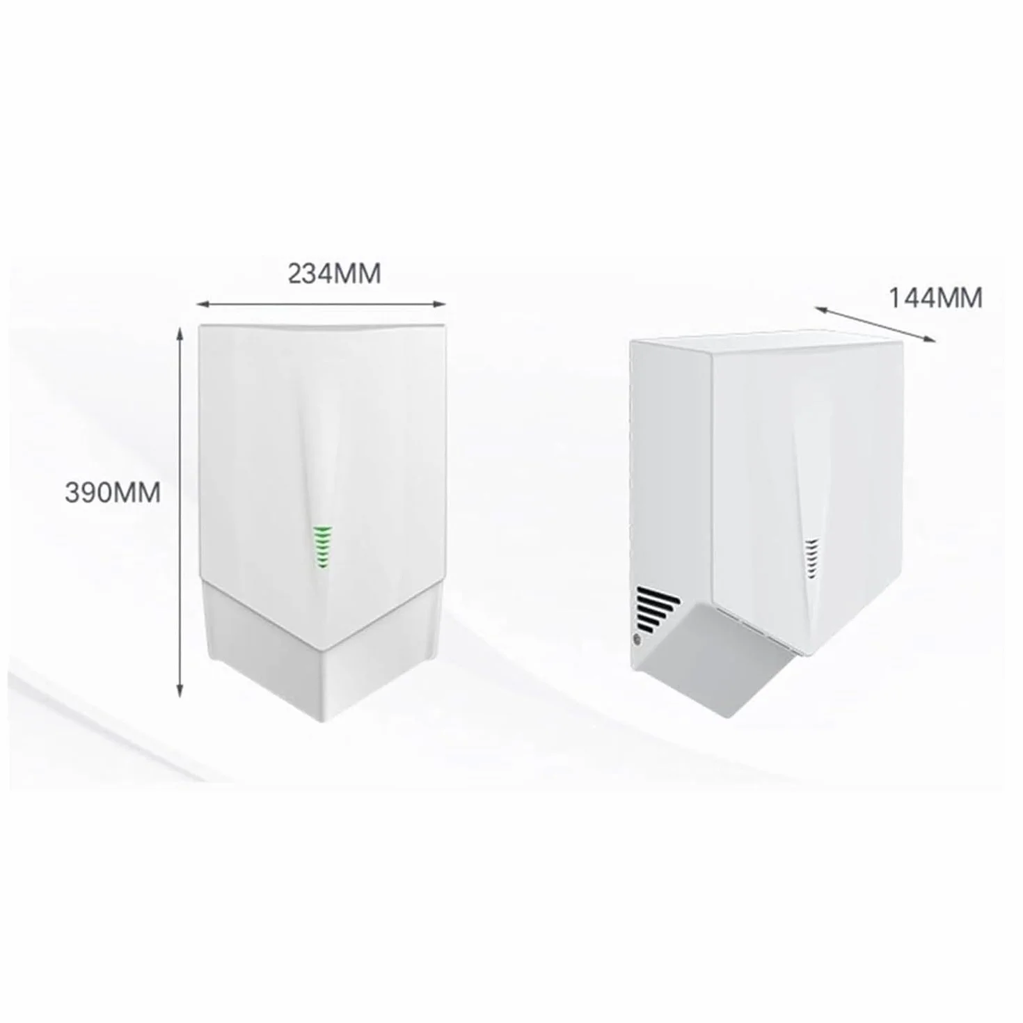 Asciugamani a induzione automatica 1200W Elettrico A Parete Commerciale 6-10 Secondi Asciugatura Rapida Basso Energia