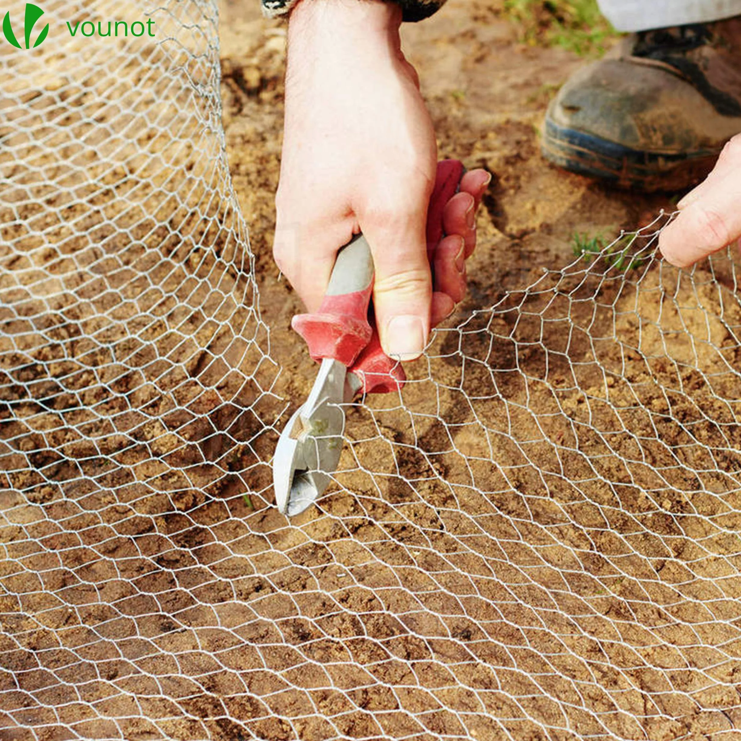Rete Metallica Plastificata Maglia Esagonale 13mm 100cm x 25m Verde