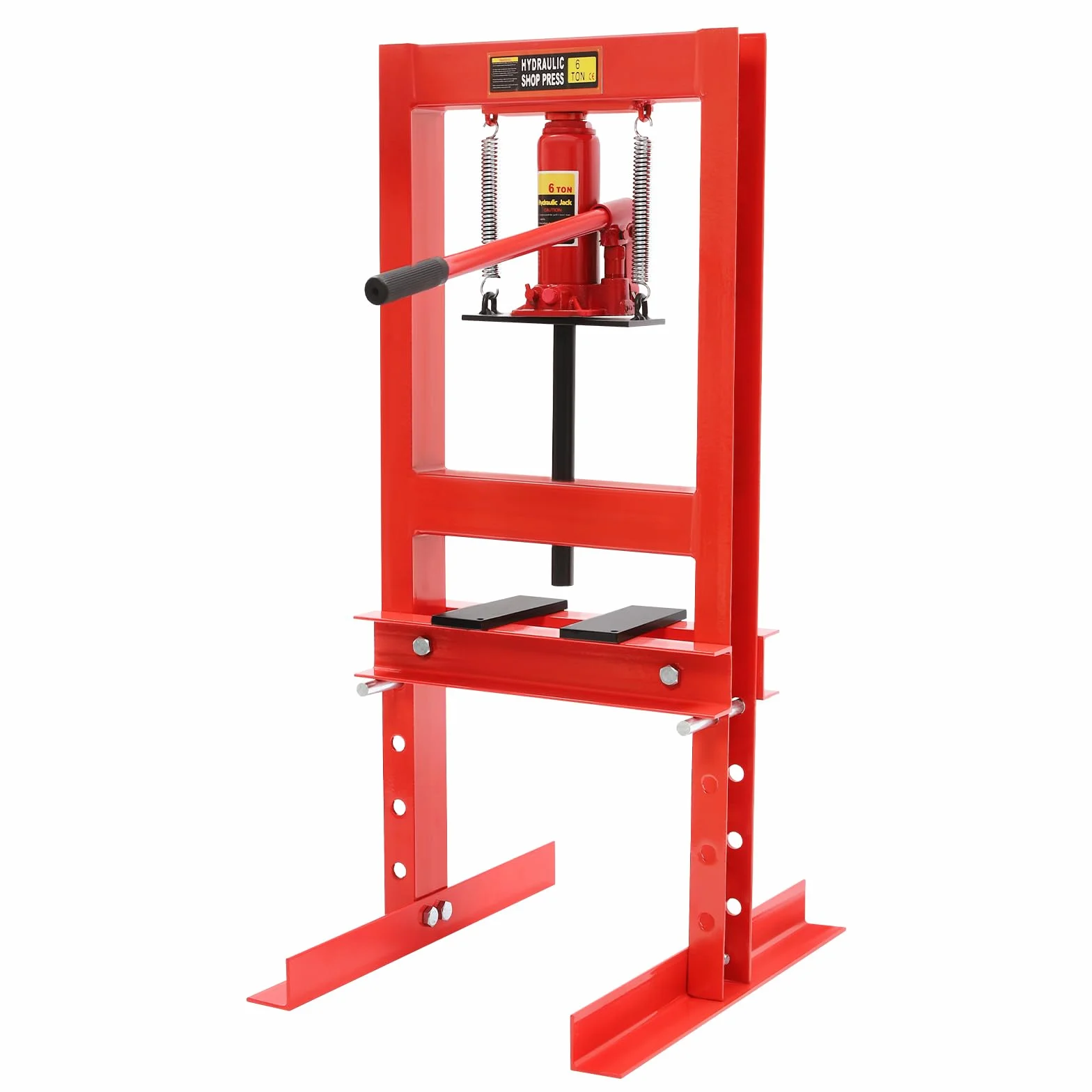 Pressa idraulica 6T H-Frame da officina con piastre