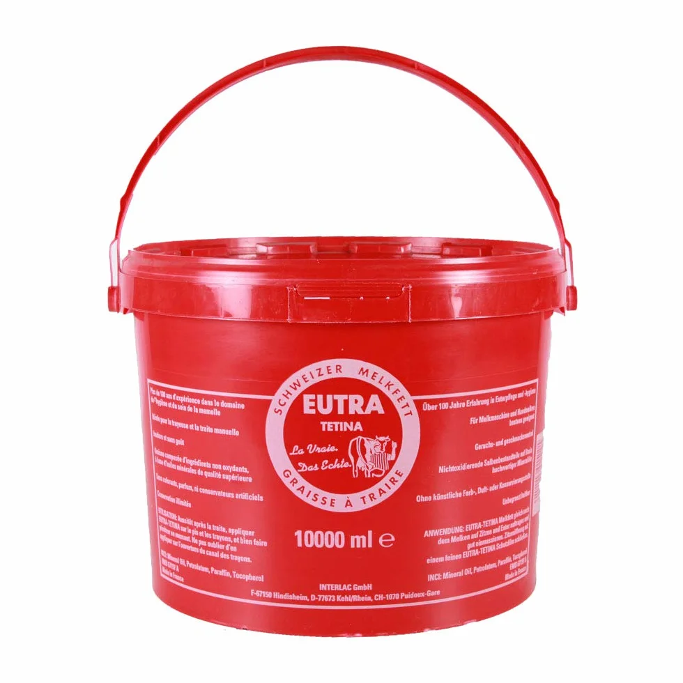 Eutra Grasso per mungitura 10000 ml, cura della pelle idratante per animali e persone
