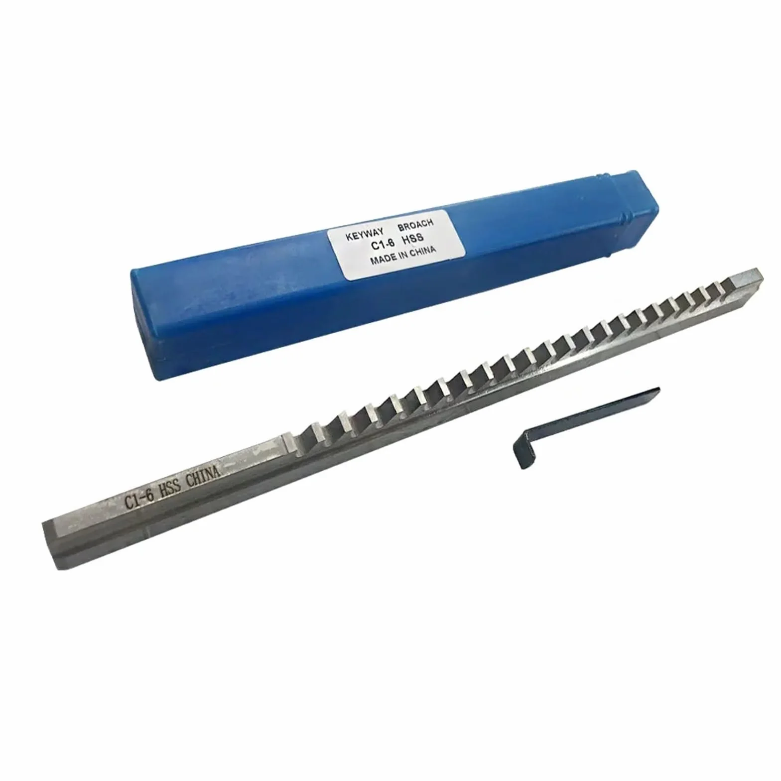 Broccia per chiavetta a spinta HSS 6 mm C1, utensile da taglio per fresatrici CNC, lavorazione dei metalli