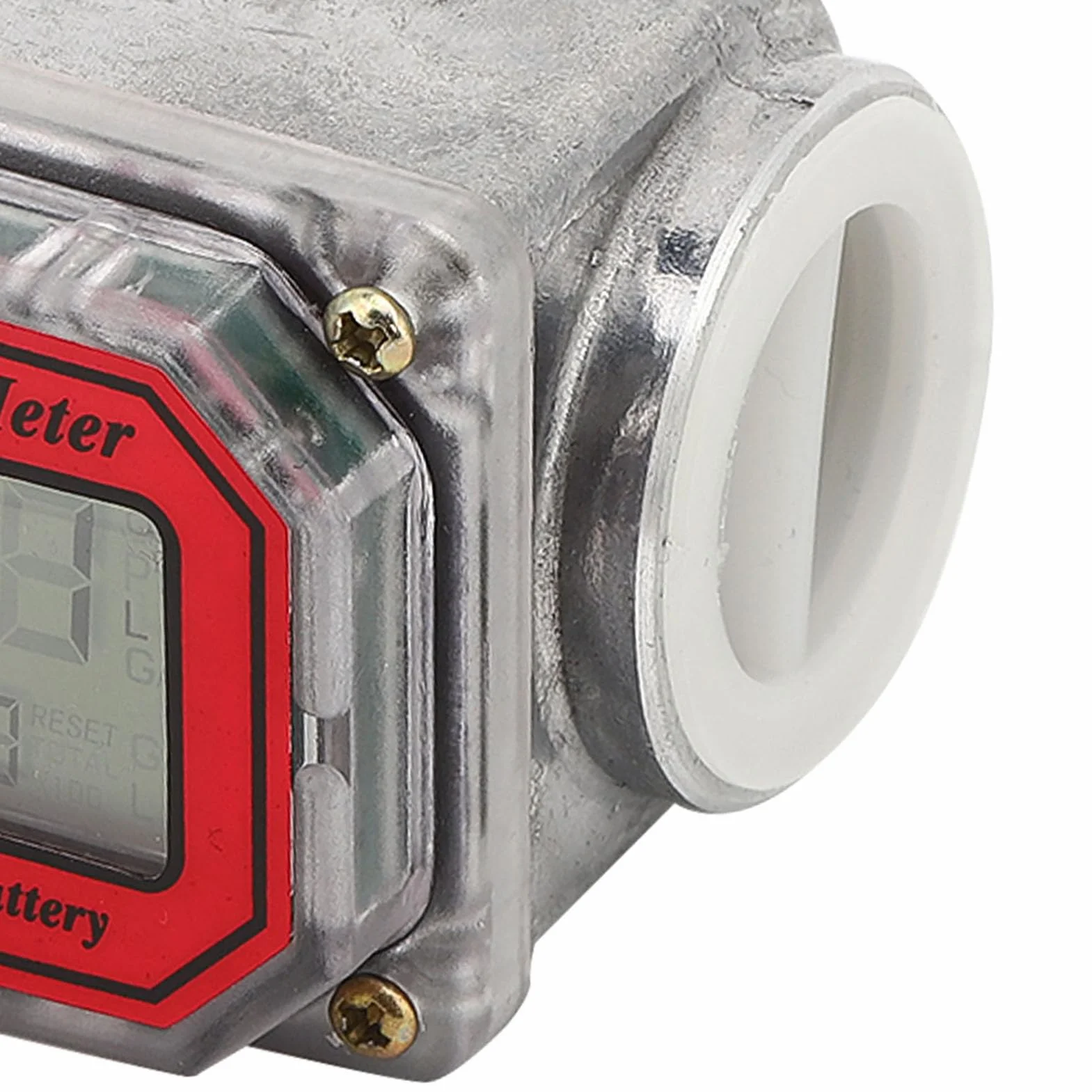 Misuratore di Portata Digitale Turbina Diesel 10‑200L 1" NPT -10°C~+60°C 20 Bar Benzina Cherosene Rosso