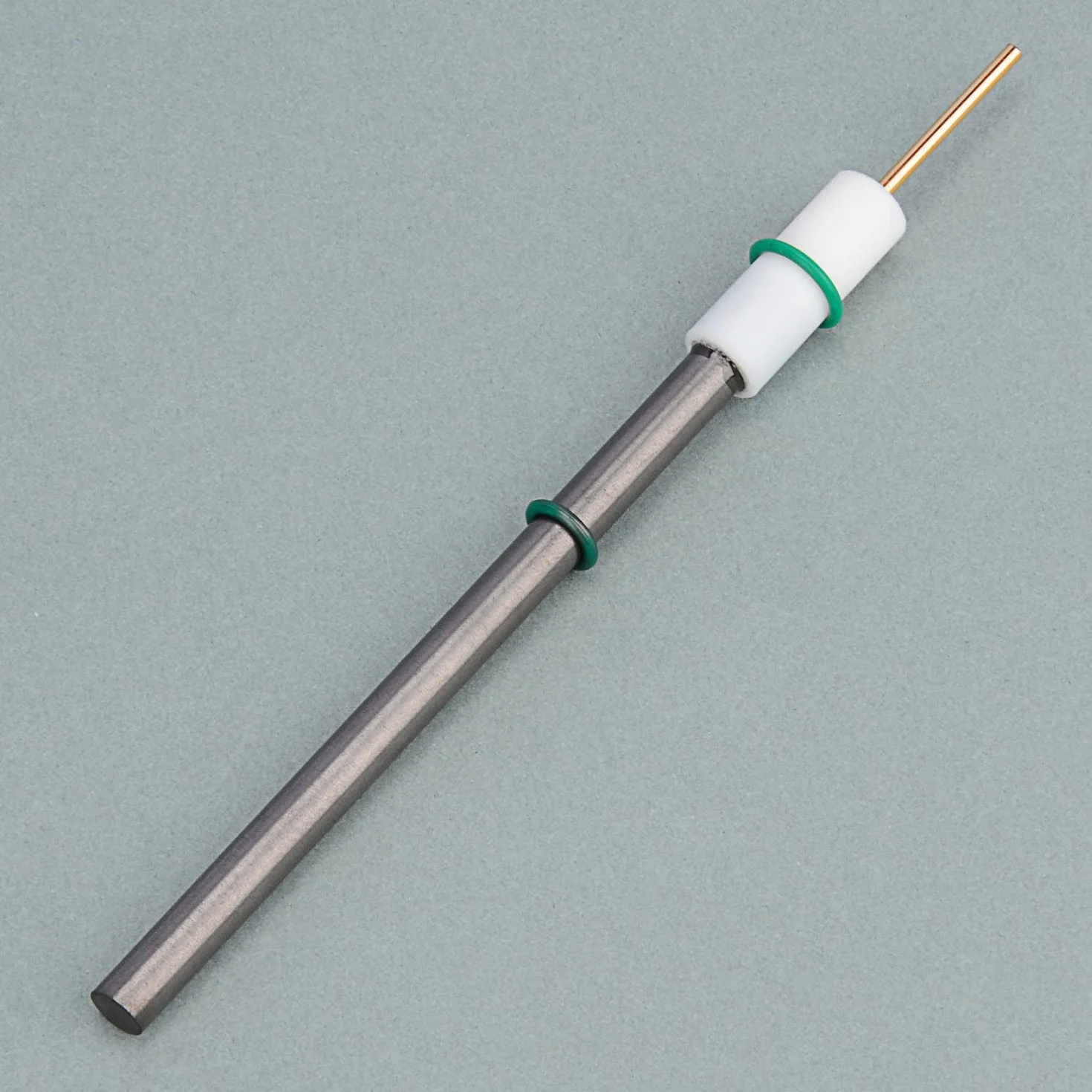 Asta Elettrodo di Grafite 99,95% con Adattatore in PTFE per Cella Elettrolitica