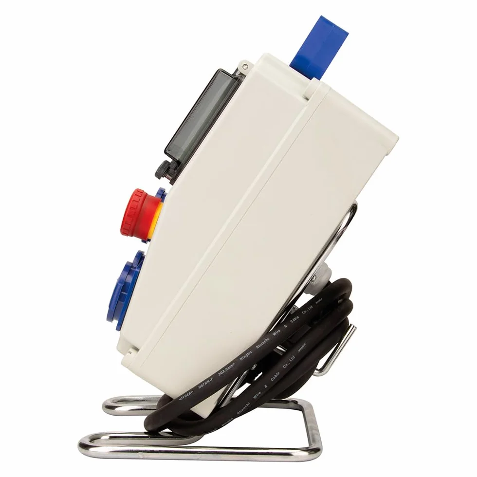 Zenitech 150254 Box 8 Moduli IP54, Bianco/Blu