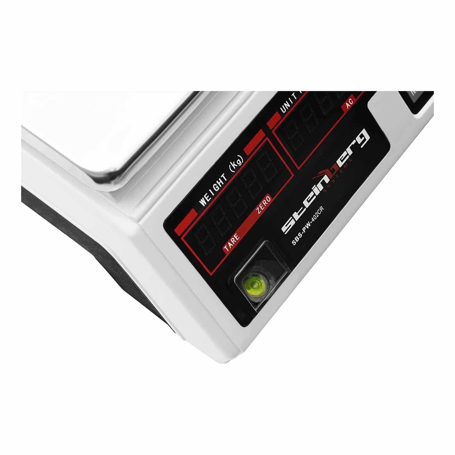 Steinberg Bilancia Contapezzi Bilancia di Controllo SBS-PW-402CR (Plastica ABS, Acciaio inox, 4 V, 8 ore, 4 Ah, 5 g - 40 kg)