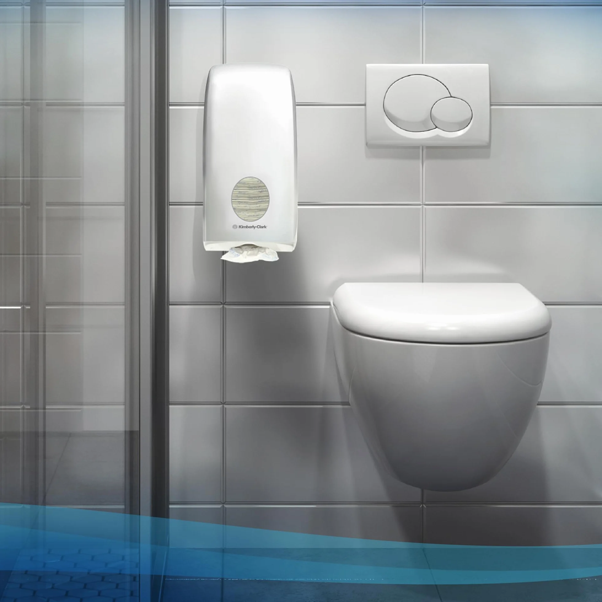 Scott Control 8508 Carta Igienica Interfogliata, 2 Veli, Bianco, 100% Riciclato, 9000 Fogli (36 x 250)