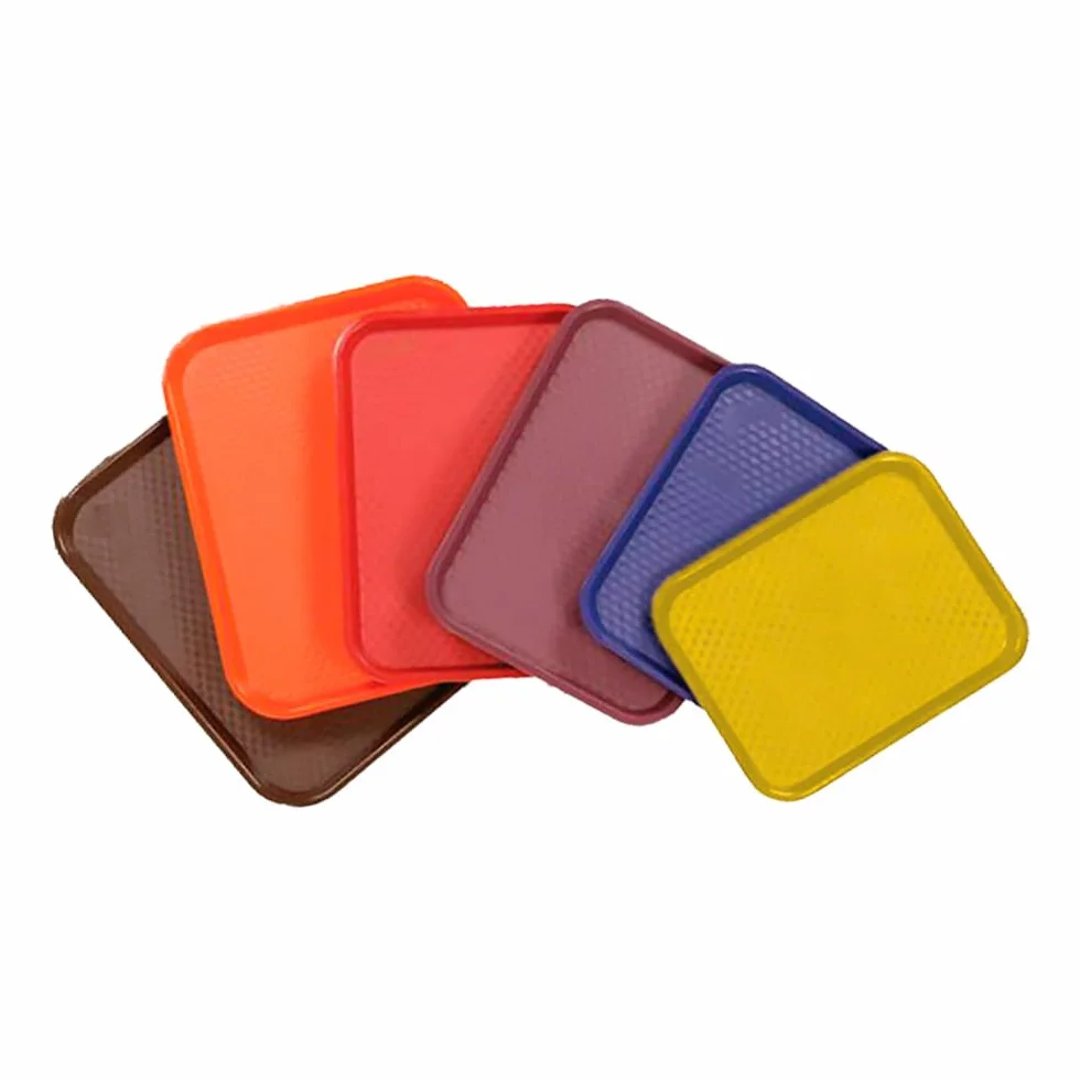 Vassoio Fast Food 30,4x41,4 cm Rosso PP - 24 Unità