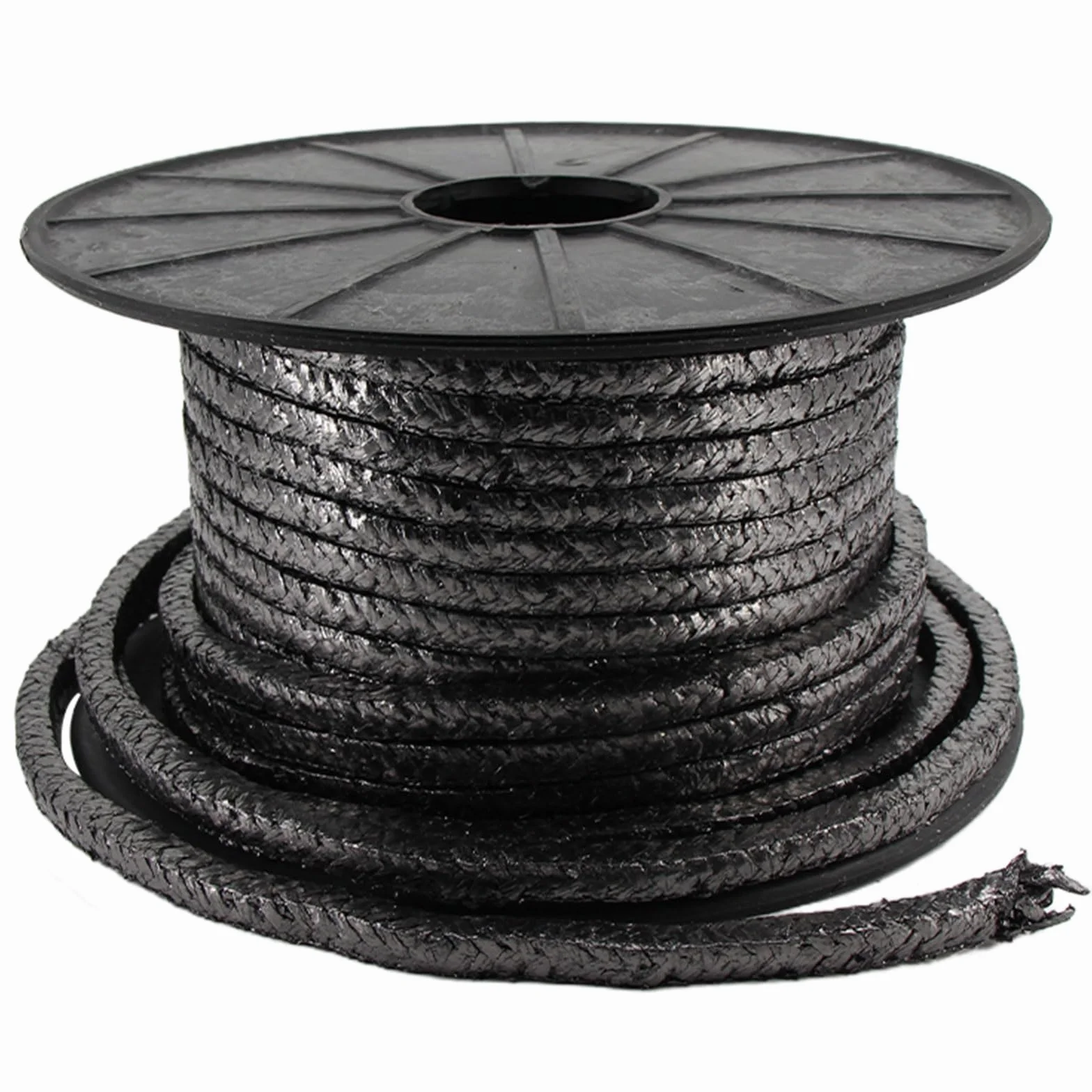 Baderna in Grafite Flessibile Espansa Compressione Intrecciata Classe A 16mm×16mm×5m