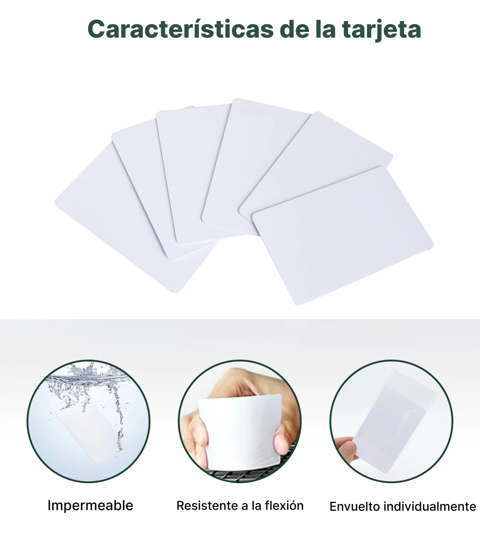 FONGWAH Scheda RFID M1 da 200 pezzi con 1024 byte Compatibile con smart card Classic S50 13,56 MHz Conforme alla norma ISO 14443A Utilizzato come carta d'identità e carta fedeltà