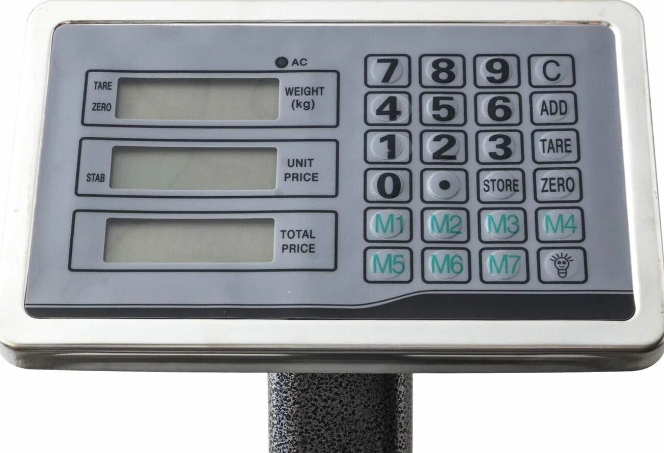 Bilancia Professionale Digitale 300kg con Display Ricaricabile